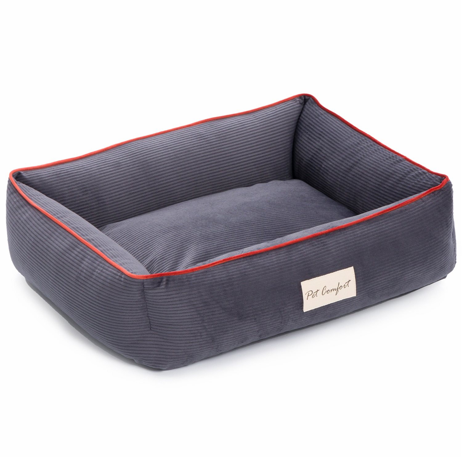 Лежанка Pet Comfort для кошек и собак миниатюрных пород, Golf Vita 01, размер XS 45х55 см, серый СКИДКА 40%