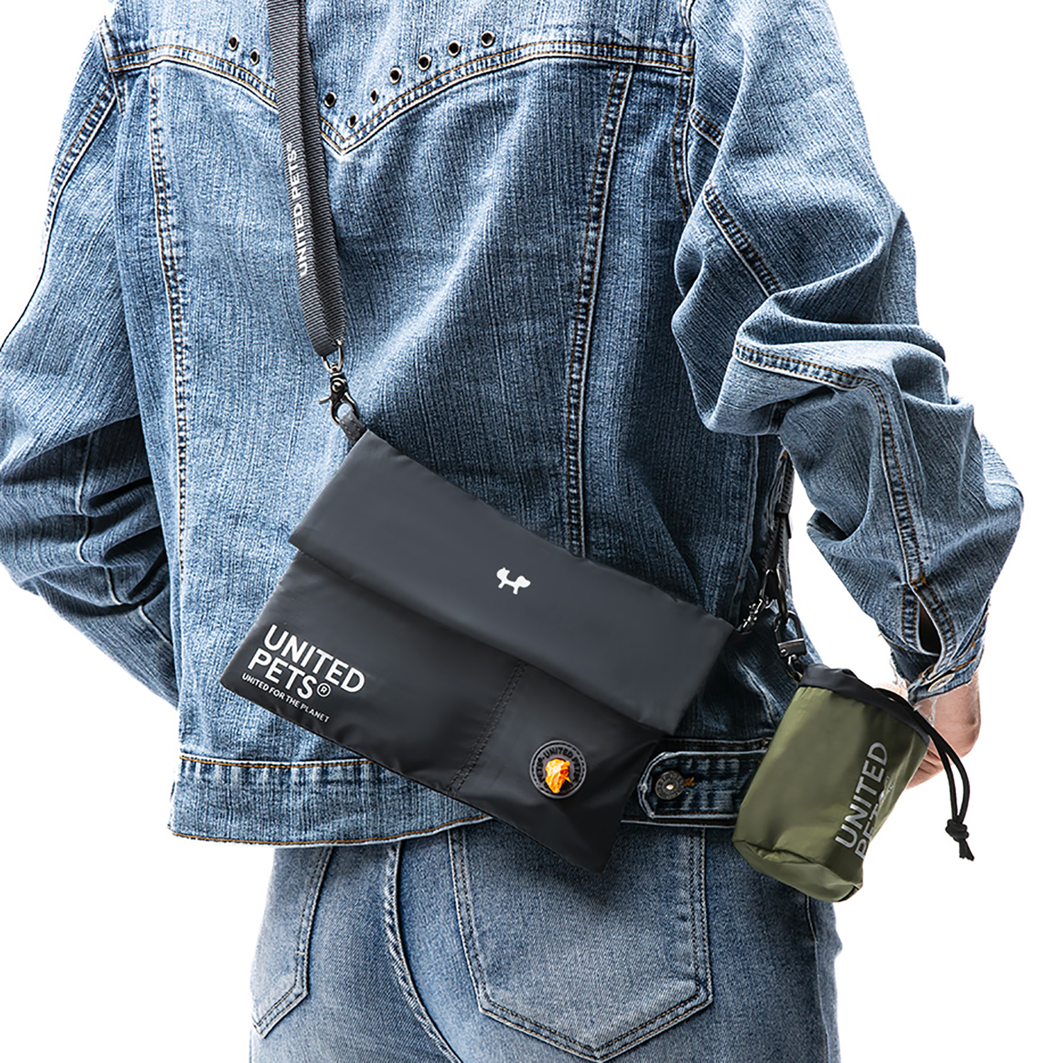 Сумка для прогулки с питомцем United Pets Citylife 23 x 16 см, черный