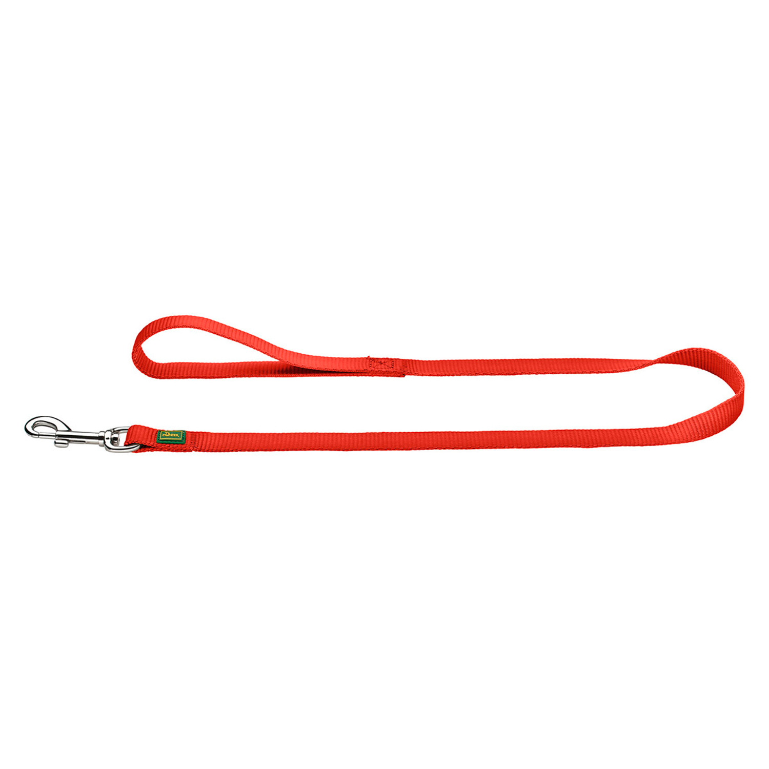 Hunter поводок для собак 25 / 100 нейлон красный