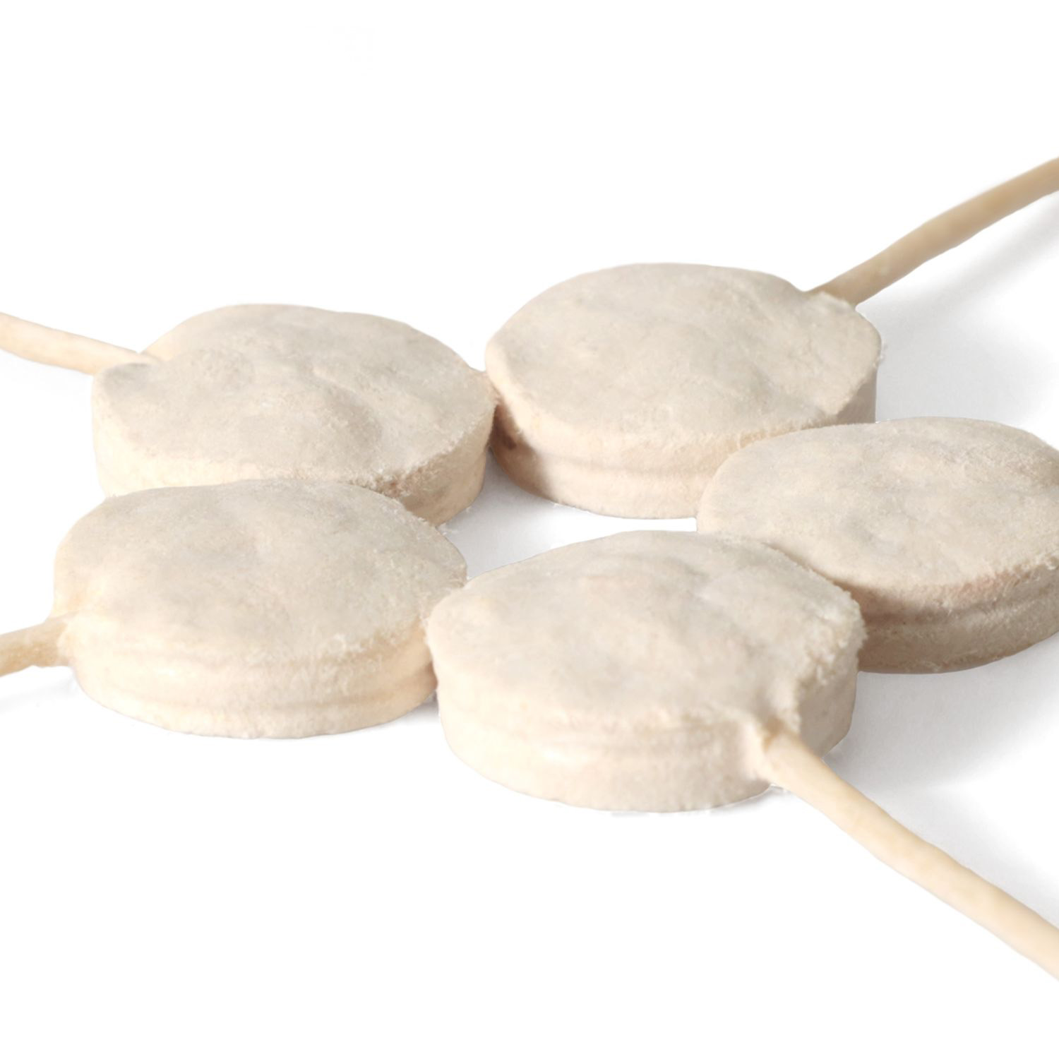 Лакомство Ranova для собак сублимированное на палочке микс вкусов: козье молоко*2; клюква*2; тыква*2, 8 г х 6 шт