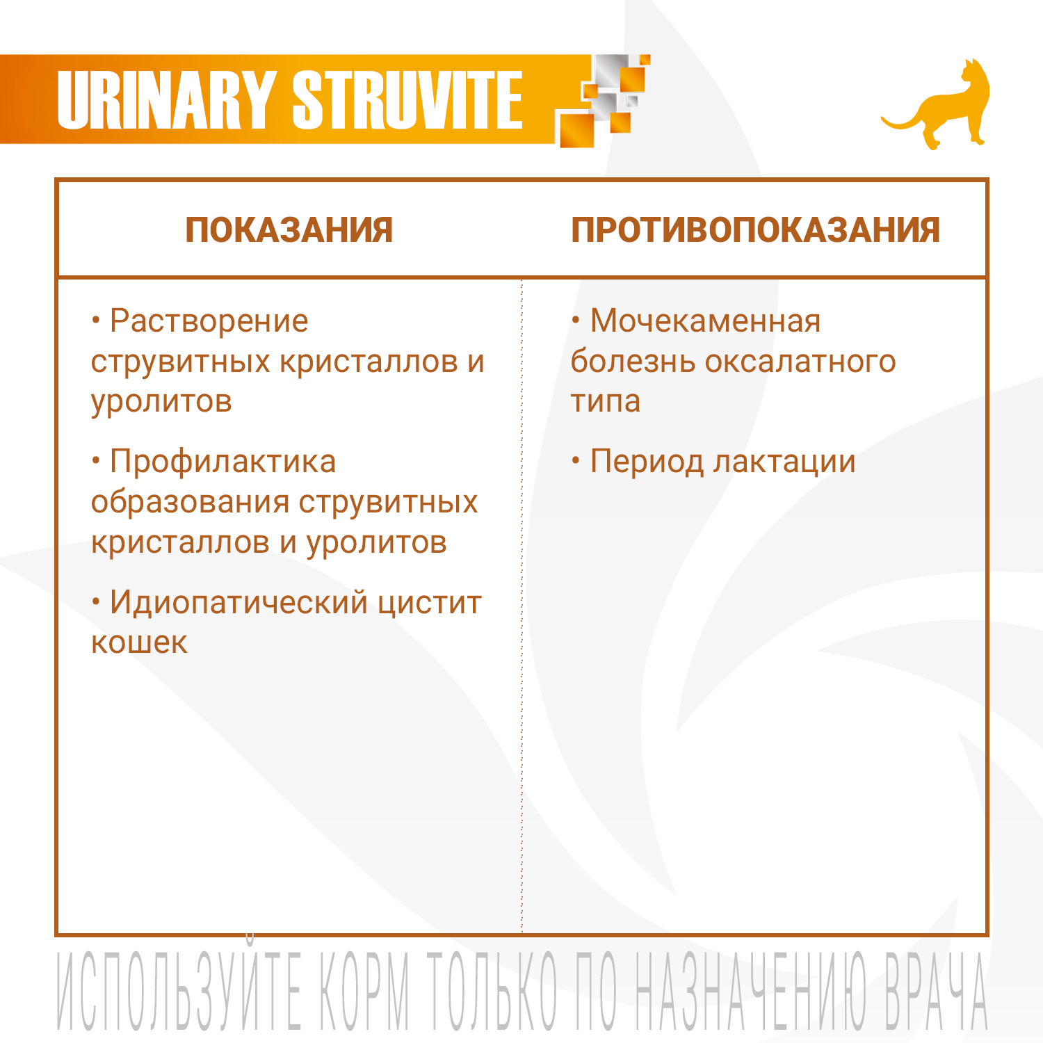 Ветеринарная диета Monge VetSolution Cat Urinary Struvite Уринари Струвит для кошек при заболеваниях мочеполовой системы и струвитном течении МКБ 100г