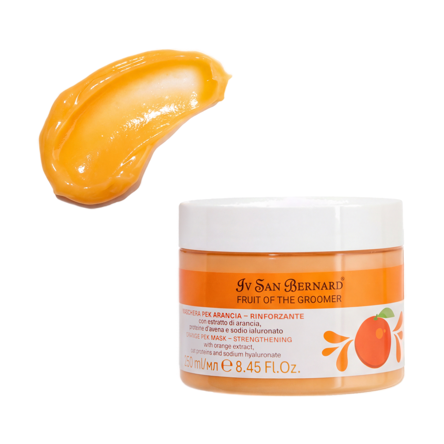 ISB Fruit of the Groomer Orange маска восстанавливающая для слабой выпадающей шерсти с протеинами овса 250 мл