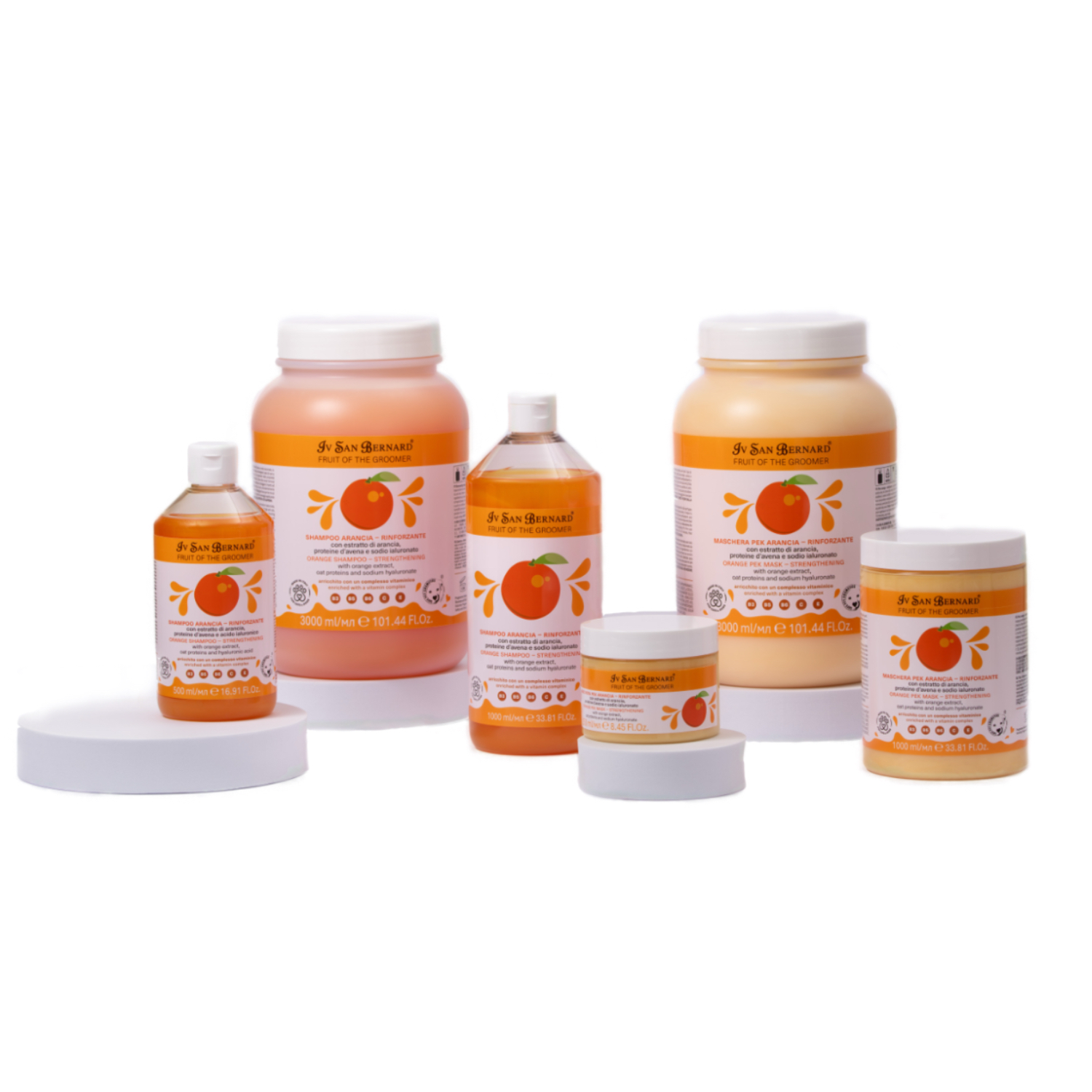 ISB Fruit of the Groomer Orange маска восстанавливающая для слабой выпадающей шерсти с протеинами овса 250 мл