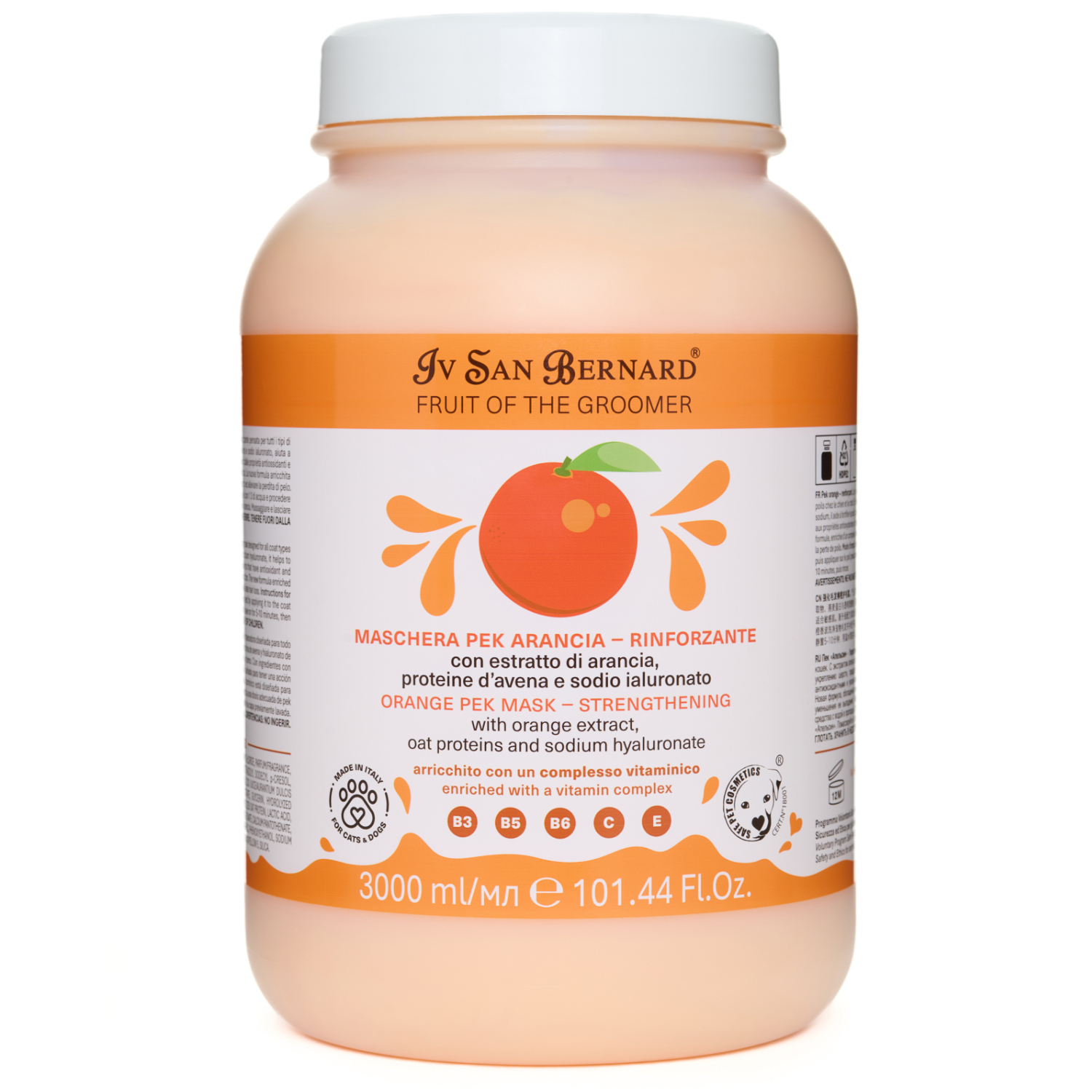 ISB Fruit of the Groomer Orange маска восстанавливающая для слабой выпадающей шерсти с протеинами овса 3000 мл