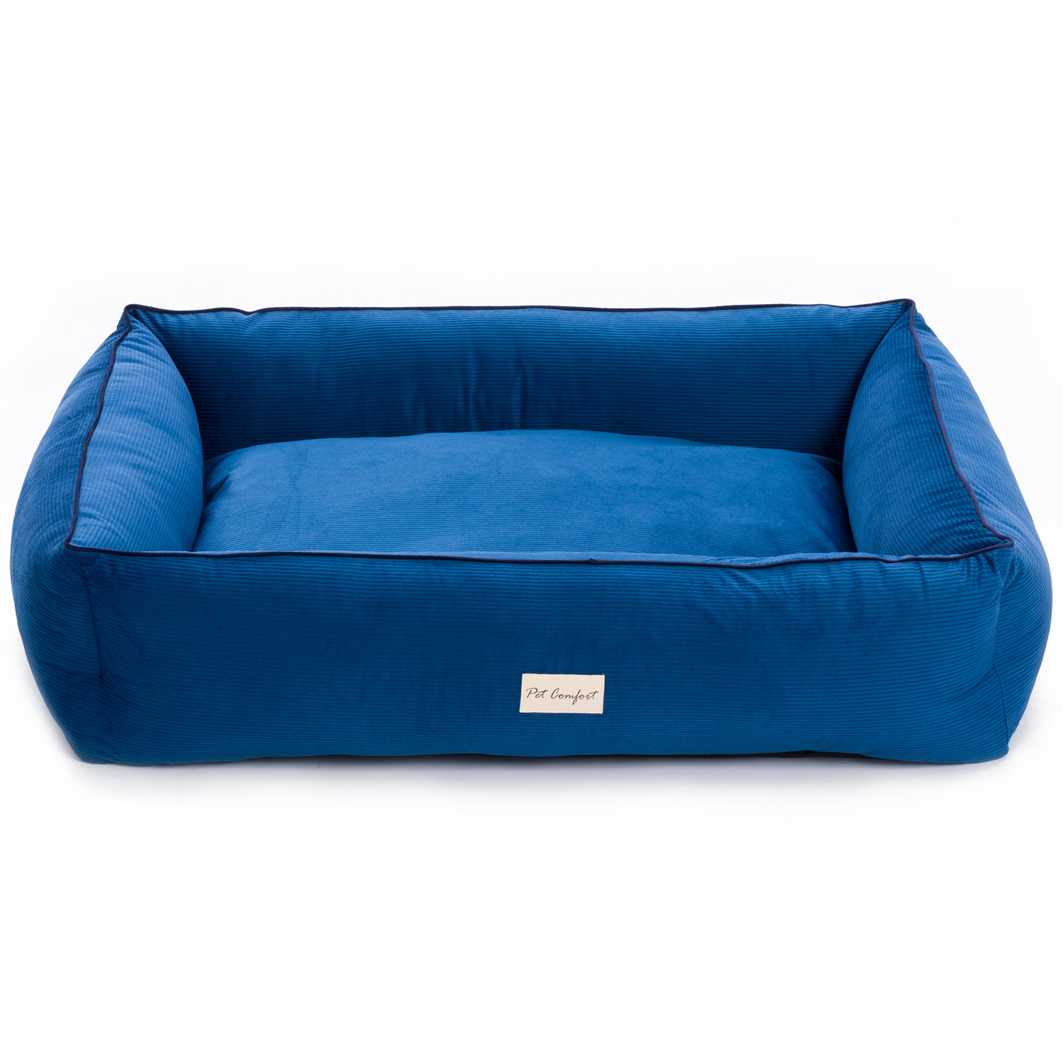 Лежанка Pet Comfort для собак крупных пород, Golf Vita 03, размер L 85х105 см, синий СКИДКА 40%