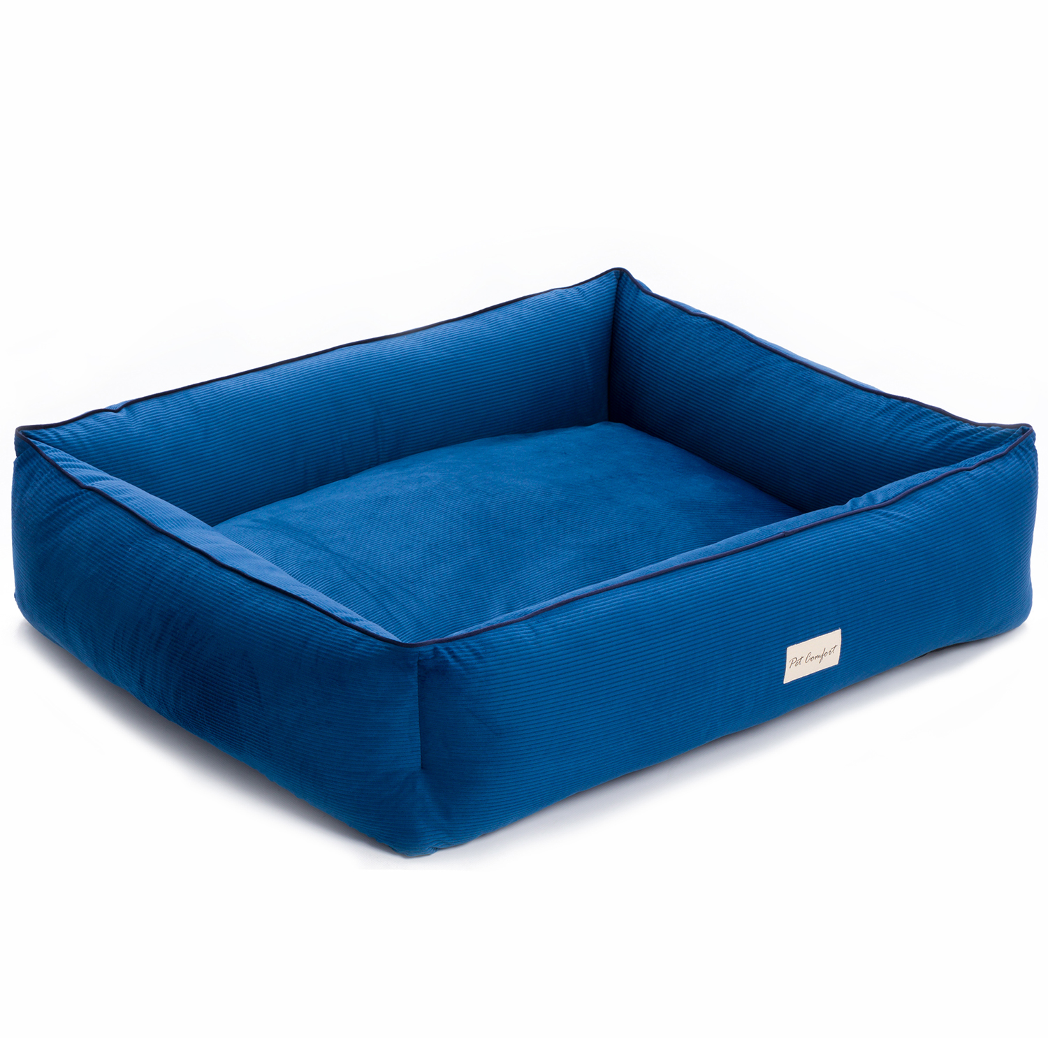 Лежанка Pet Comfort для собак крупных пород, Golf Vita 03, размер L 85х105 см, синий СКИДКА 40%