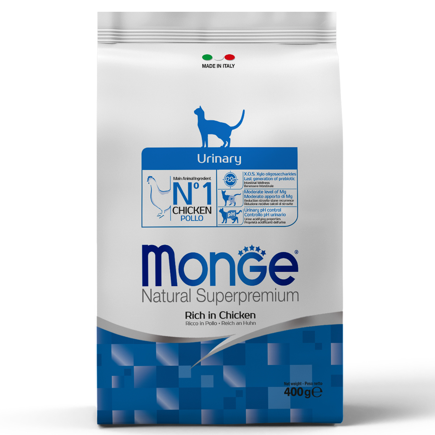 Monge Cat Urinary корм для кошек профилактика МКБ 400г