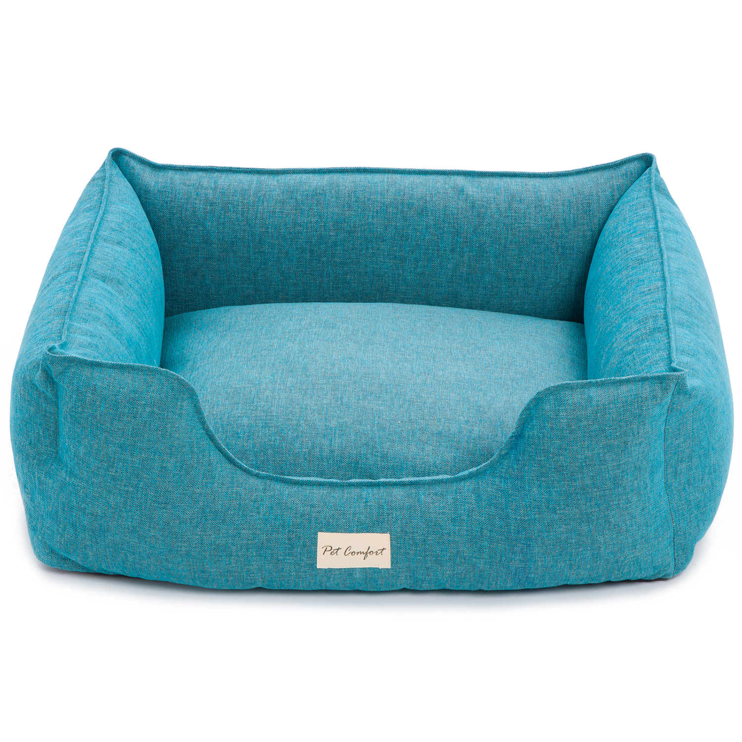 Лежанка Pet Comfort для собак средних пород, Alpha Mirandus 43, размер M, 65х80 см, бирюзовый СКИДКА 40%