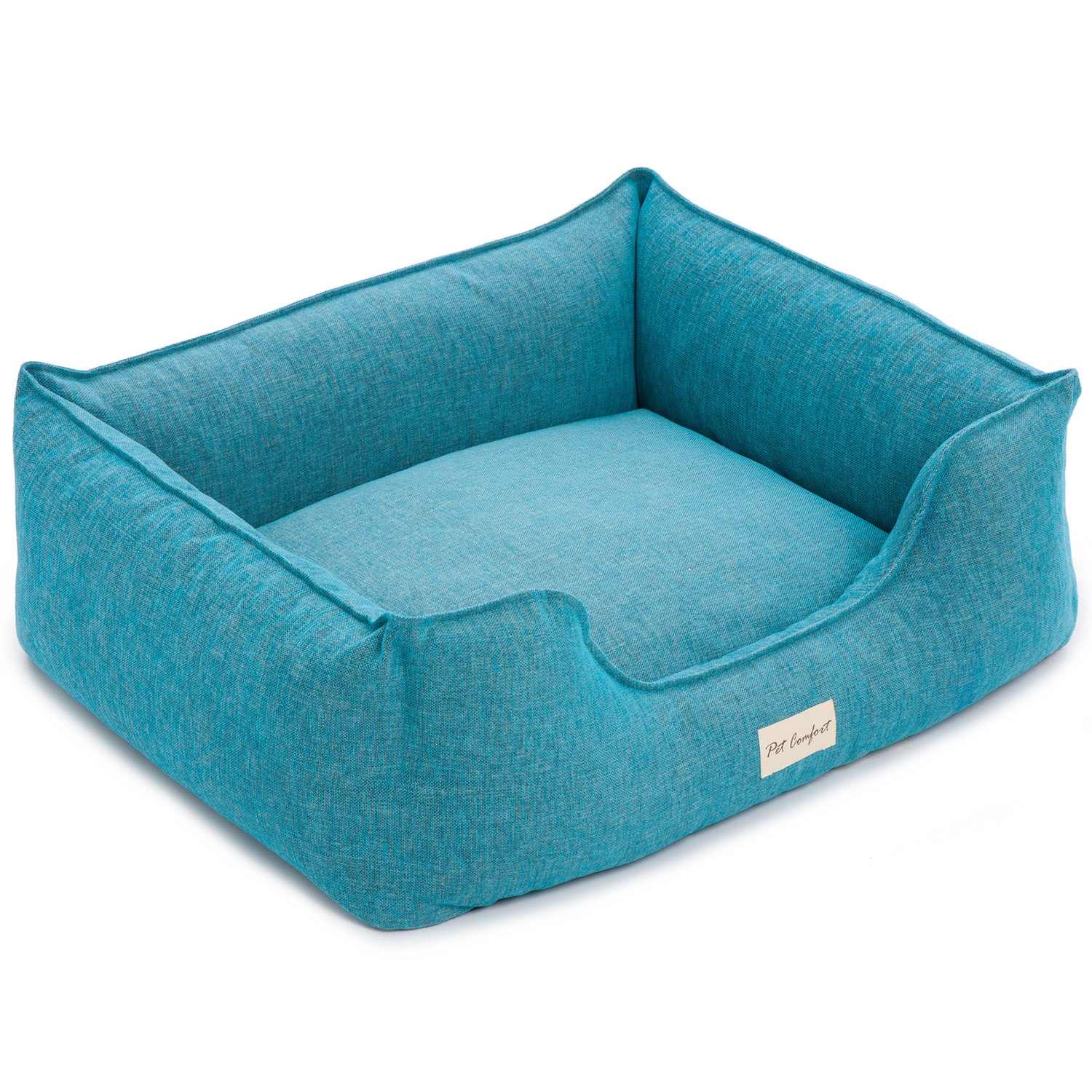 Лежанка Pet Comfort для собак средних пород, Alpha Mirandus 43, размер M, 65х80 см, бирюзовый СКИДКА 40%