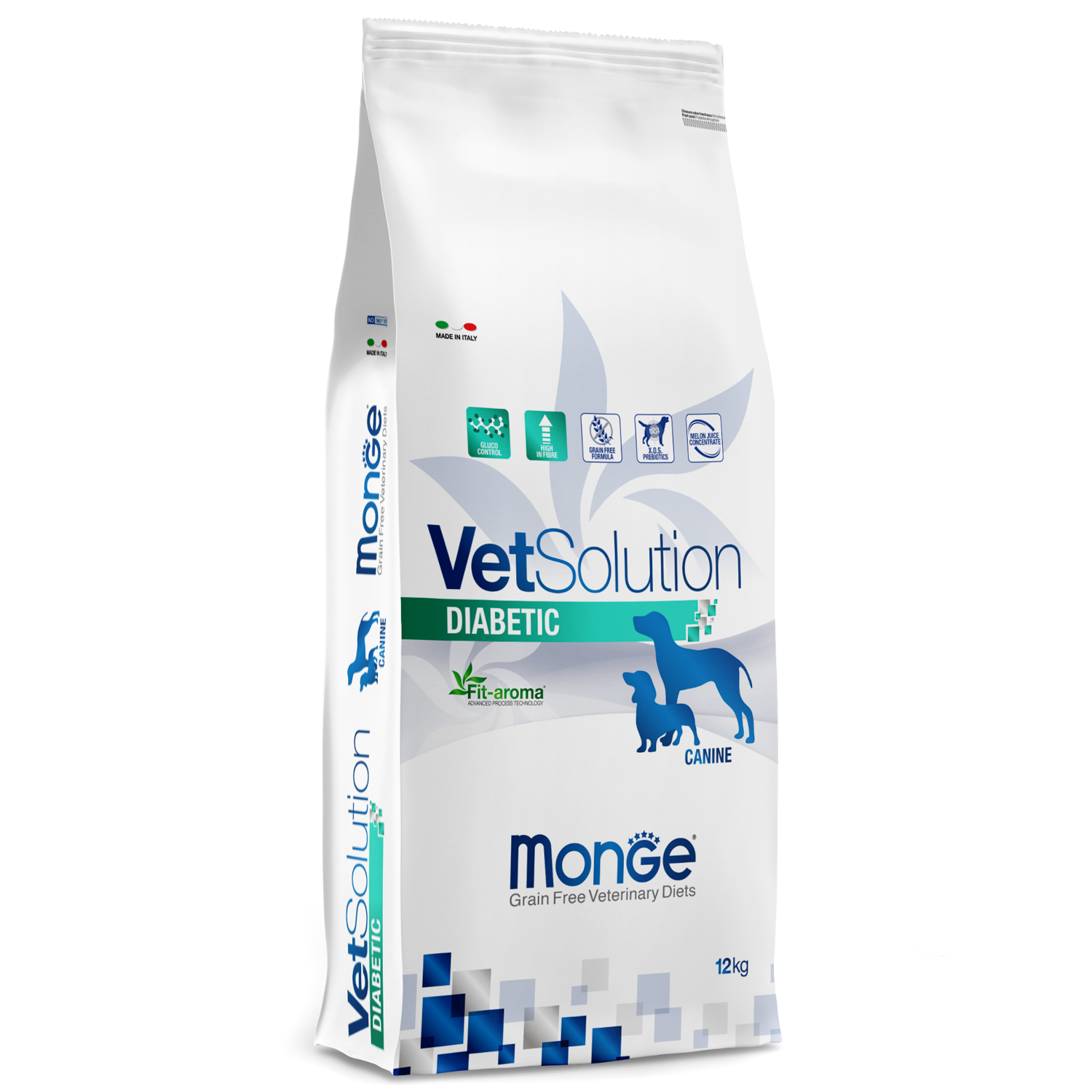 Ветеринарная диета Monge VetSolution Dog Diabetic Диабетик для собак при сахарном диабете 12 кг