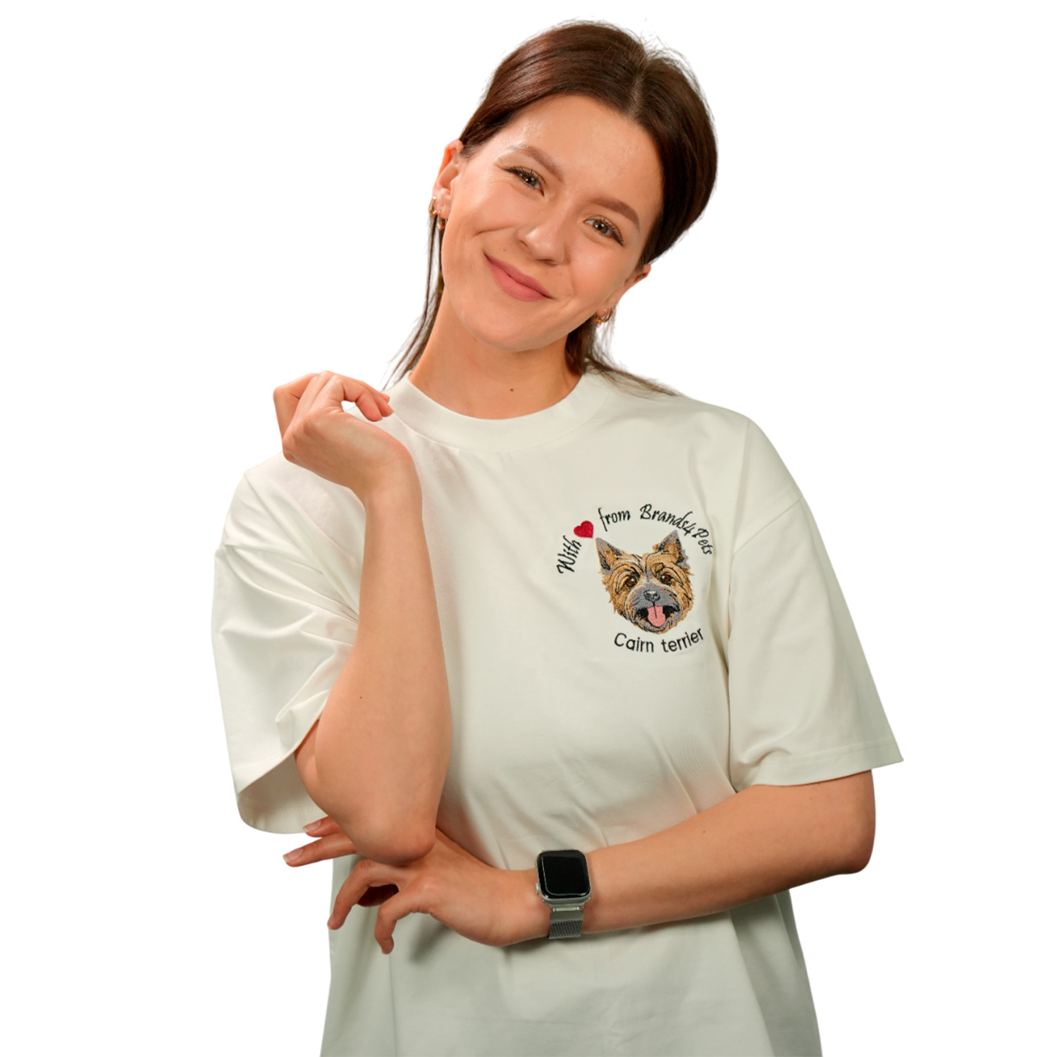 Породный мерч Brands4Pets футболка — керн терьер S