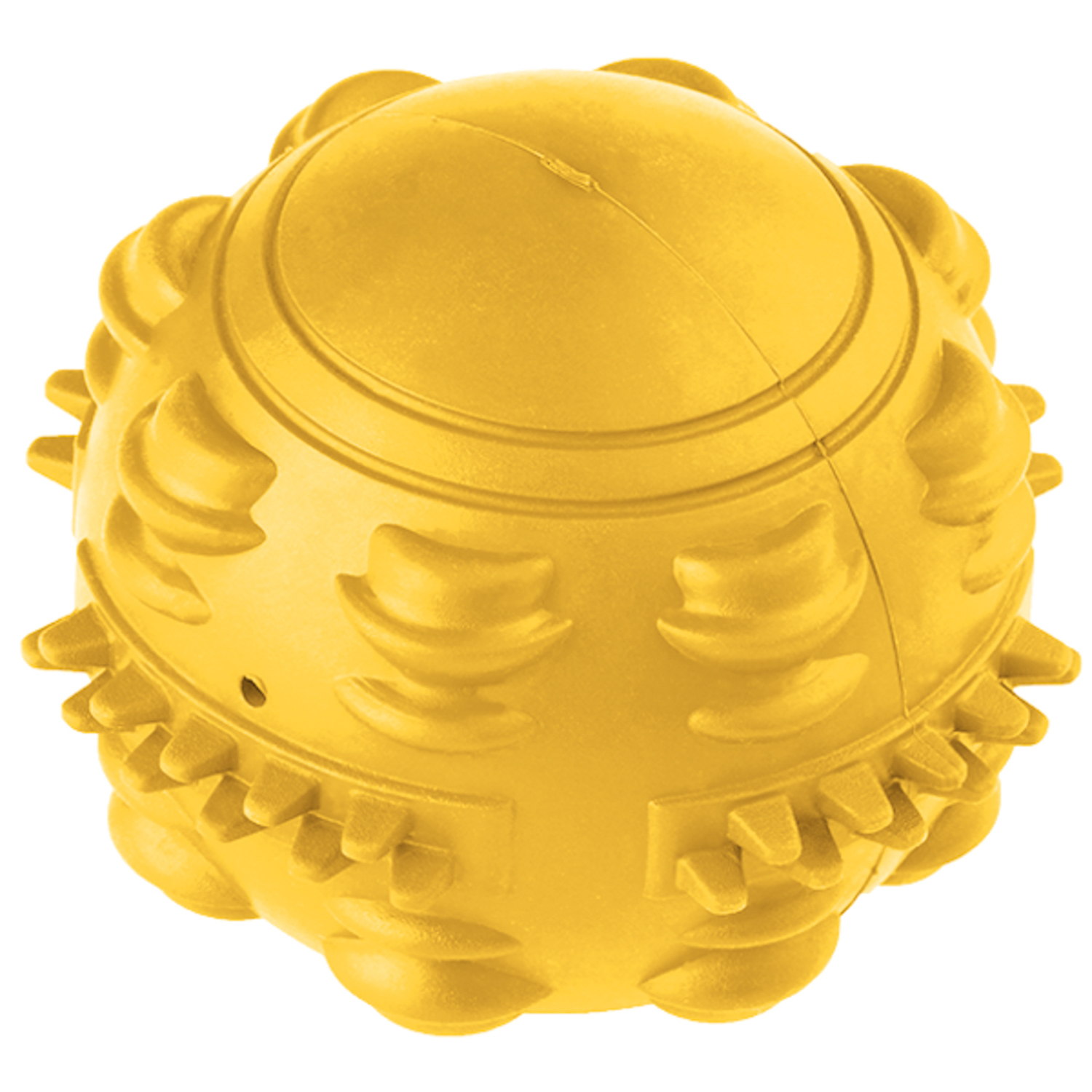 Игрушка Mr.Kranch для собак Мяч 8 см желтый с ароматом сливок