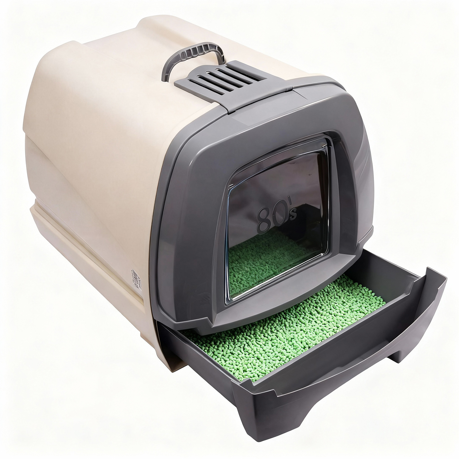 Био-туалет MPS 80'S MAXI для крупных кошек с выдвижным лотком 62х47х49см, серый Био-туалет MPS 80'S MAXI для крупных кошек с выдвижным лотком 62х47х49см, серый