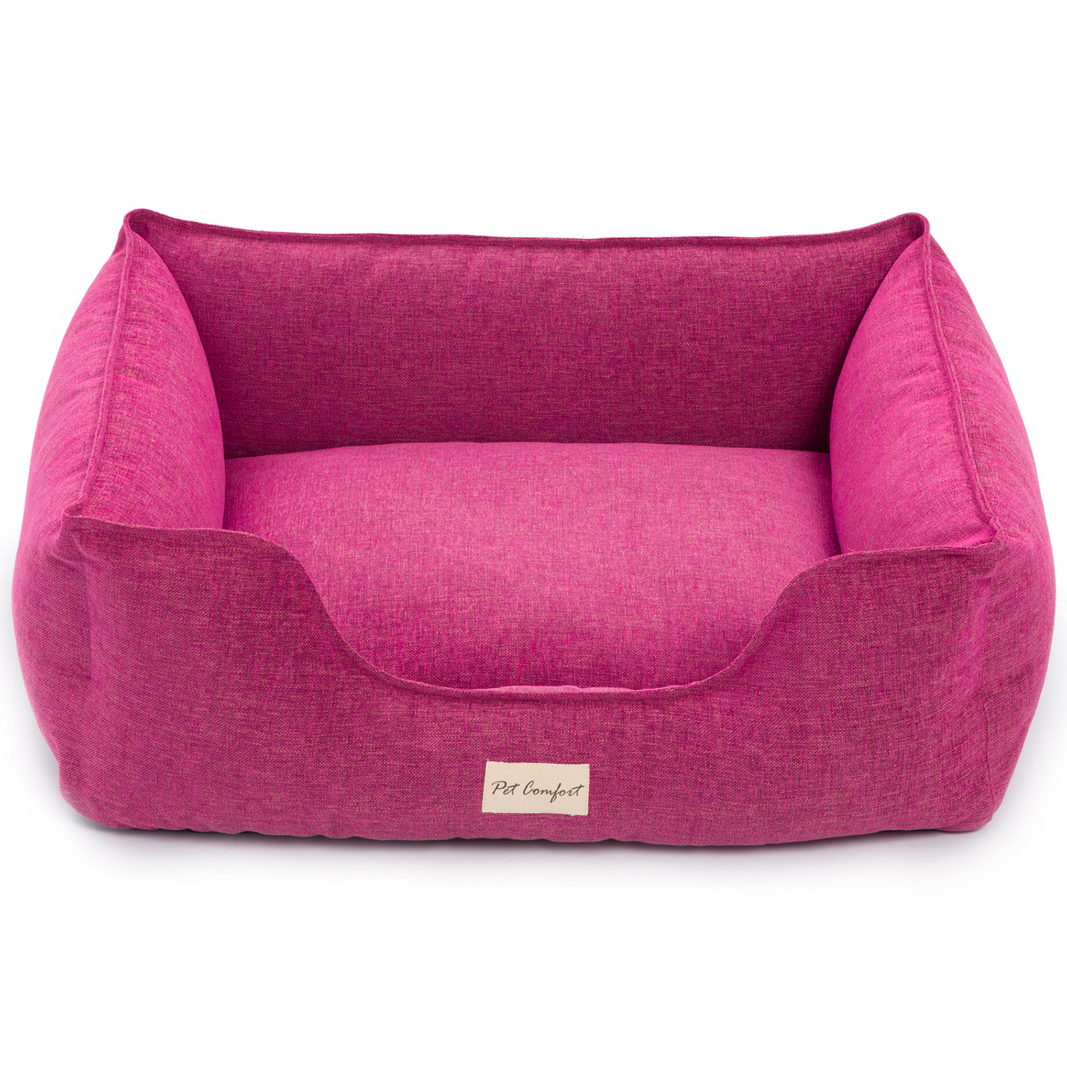 Лежанка Pet Comfort для собак средних пород, Alpha Mirandus 33, размер M, 65х80 см, фуксия СКИДКА 40%