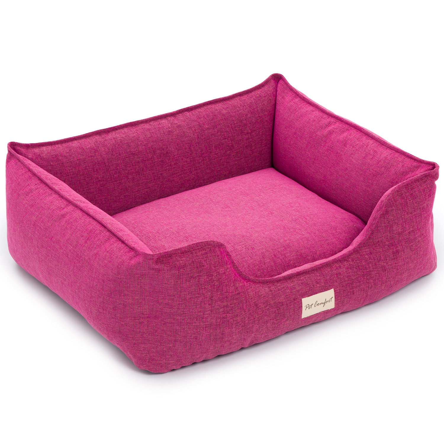 Лежанка Pet Comfort для собак средних пород, Alpha Mirandus 33, размер M, 65х80 см, фуксия СКИДКА 40%