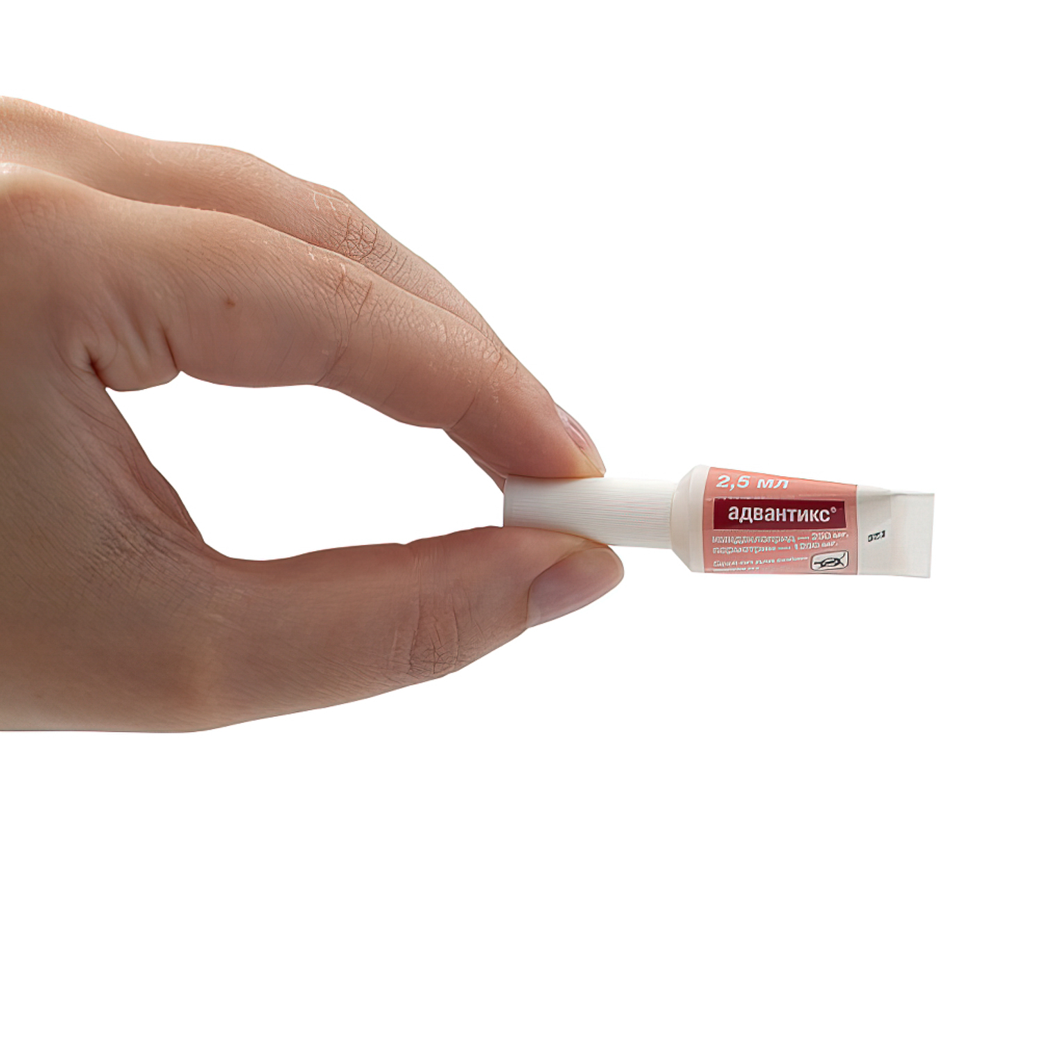 Bayer Адвантикс 250 С для собак 10-25 кг от блох, клещей и комаров (4 пипетки х 2,5 мл)