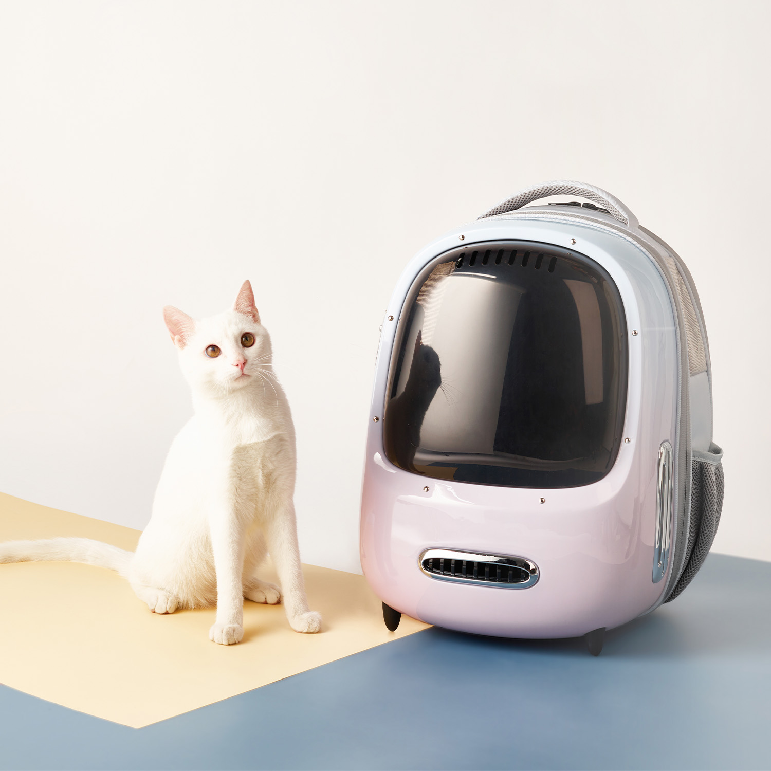 PETKIT Винтажный рюкзак-переноска для домашних животных PETKIT V 2.0 (розовый)
