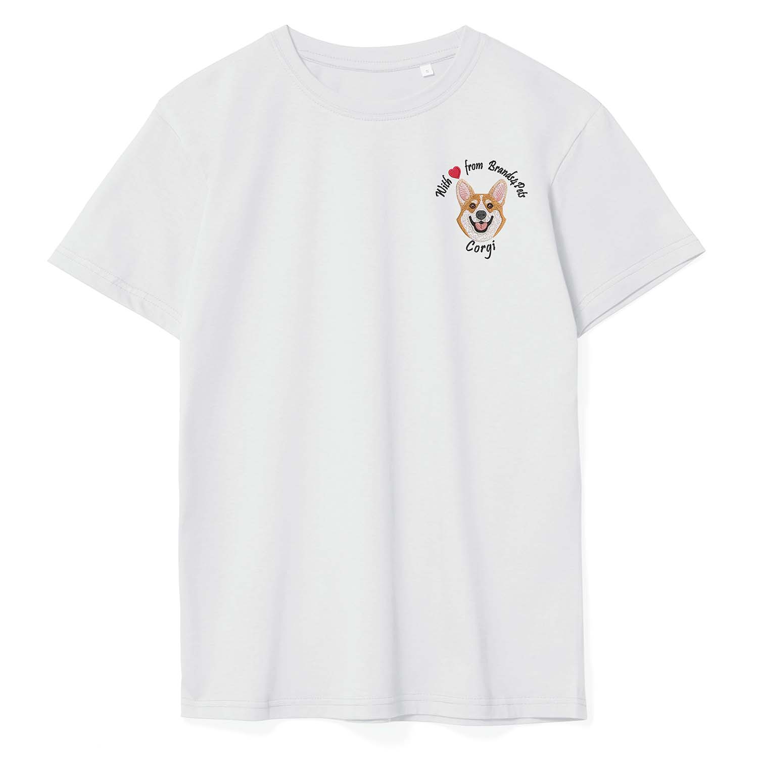 Породный мерч Brands4Pets футболка — корги S