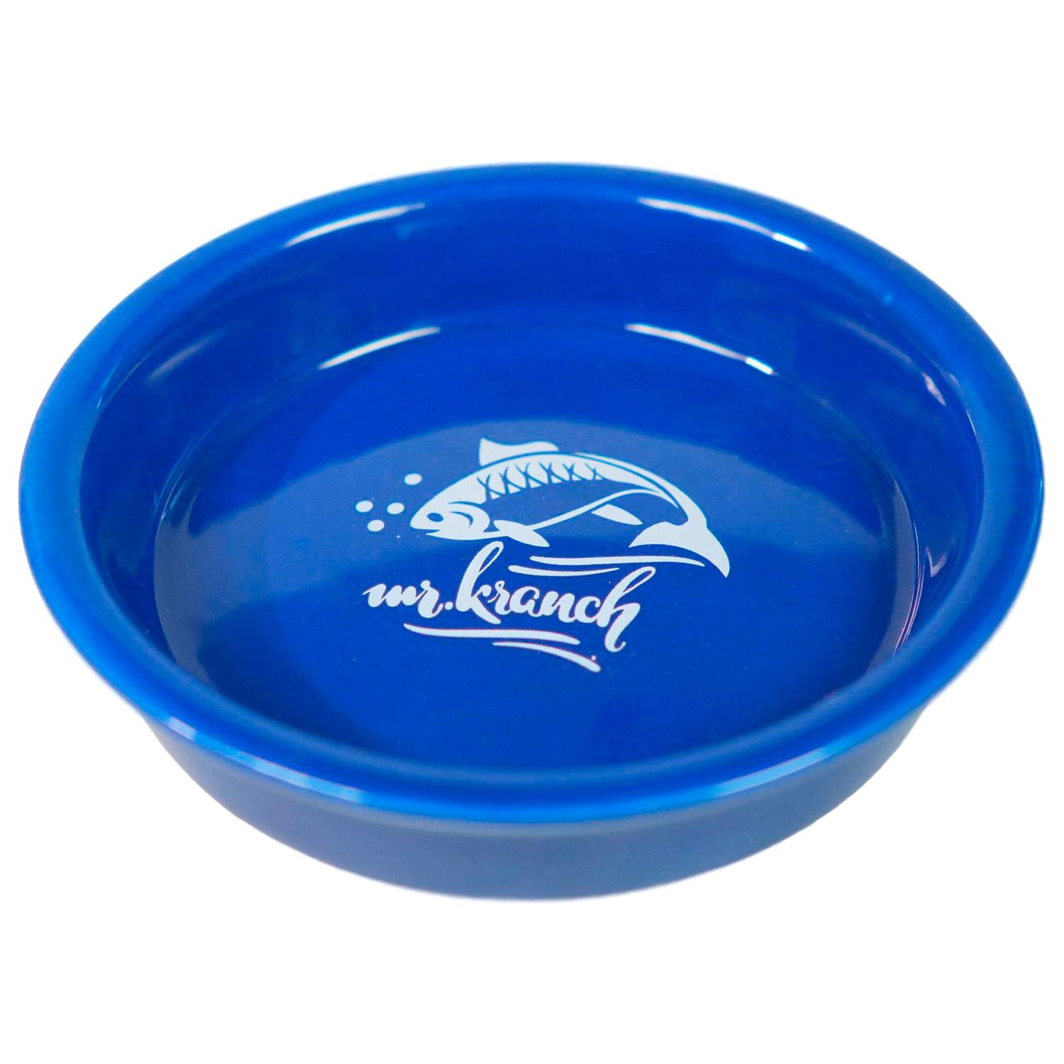 Миска Mr.Kranch керамическая для кошек 200 мл Форель синяя