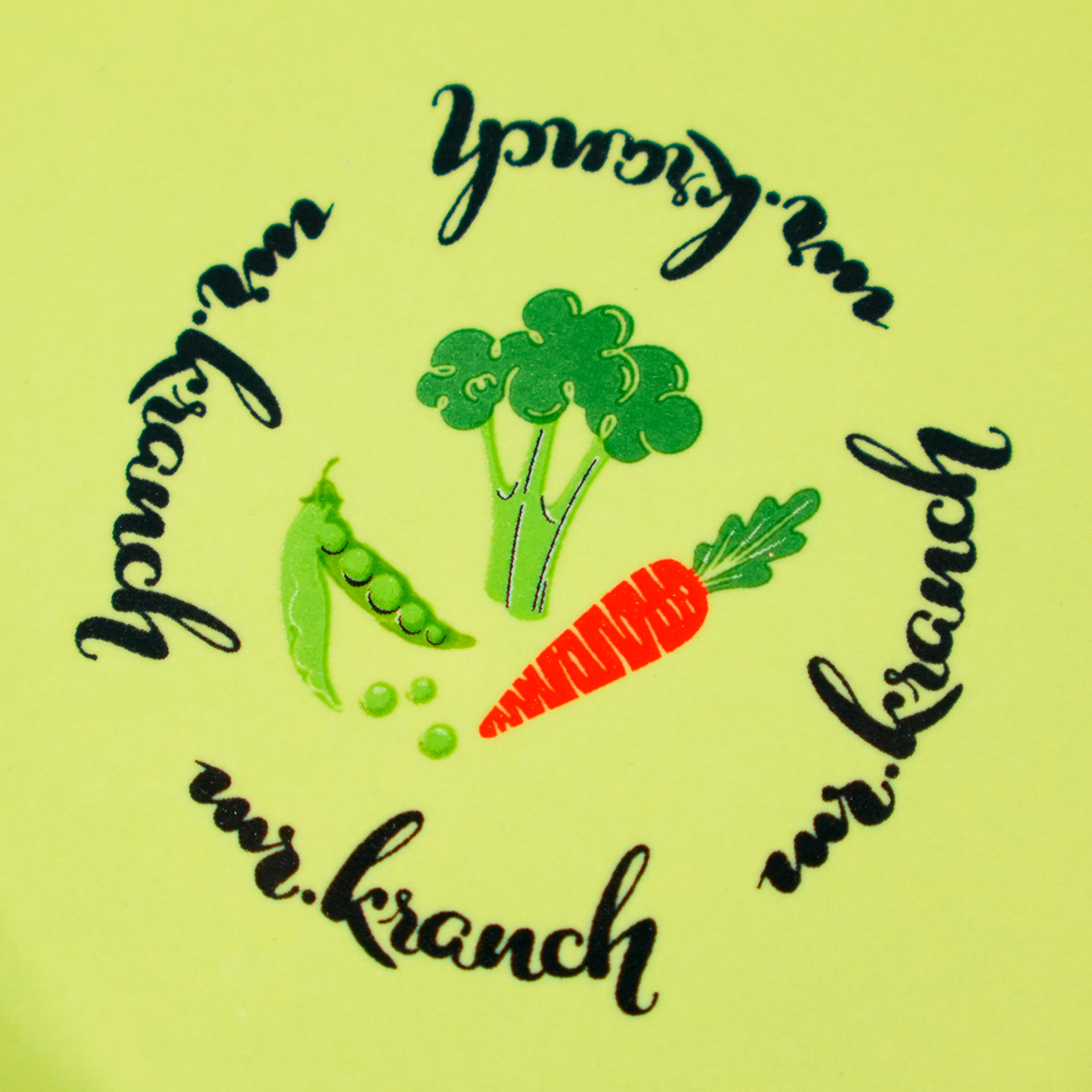 Миска Mr.Kranch керамическая для кошек 200 мл Овощи салатовая