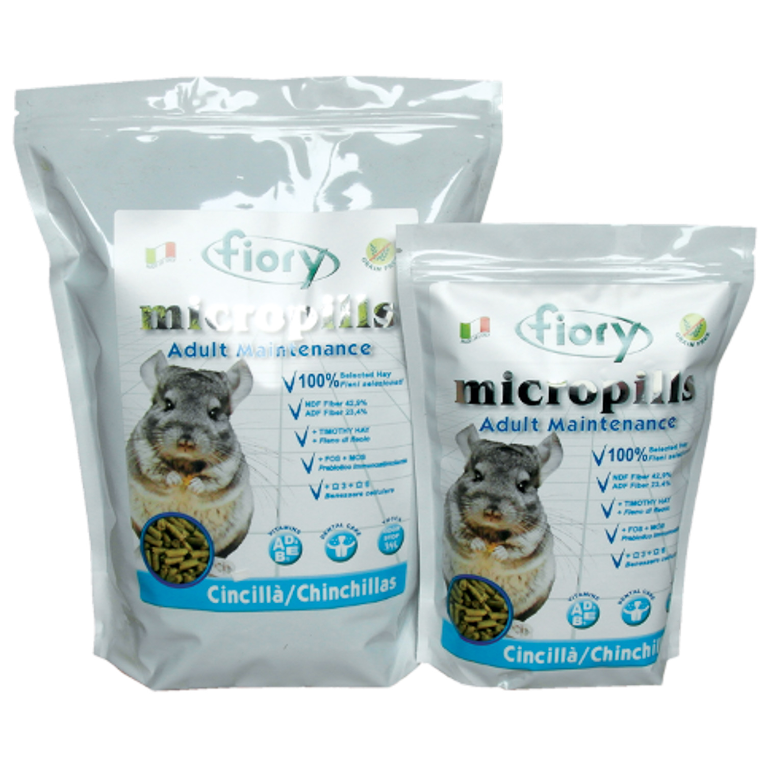 FIORY корм для шиншилл Micropills Chinchillas 850 г