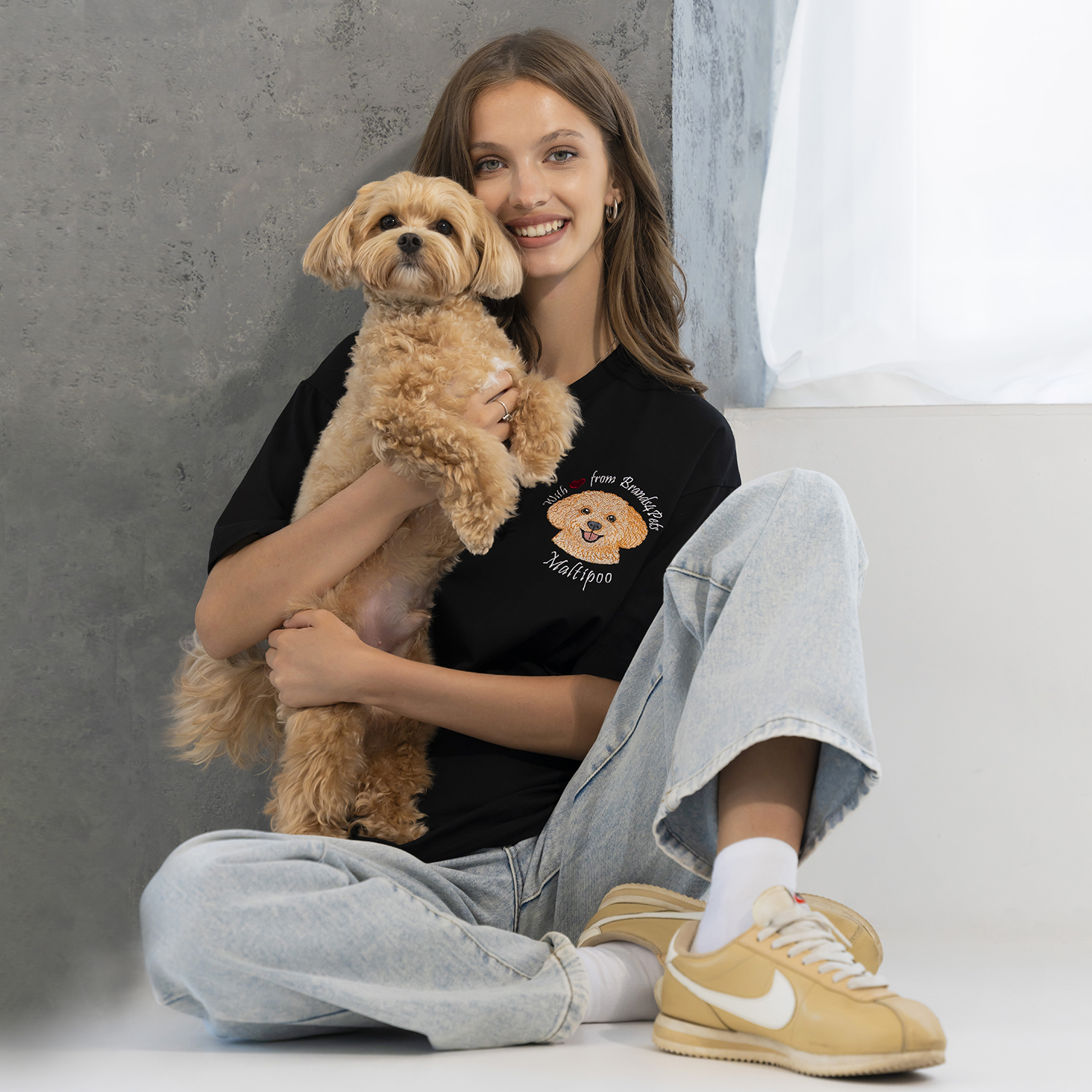 Породный мерч Brands4Pets футболка — мальтипу S