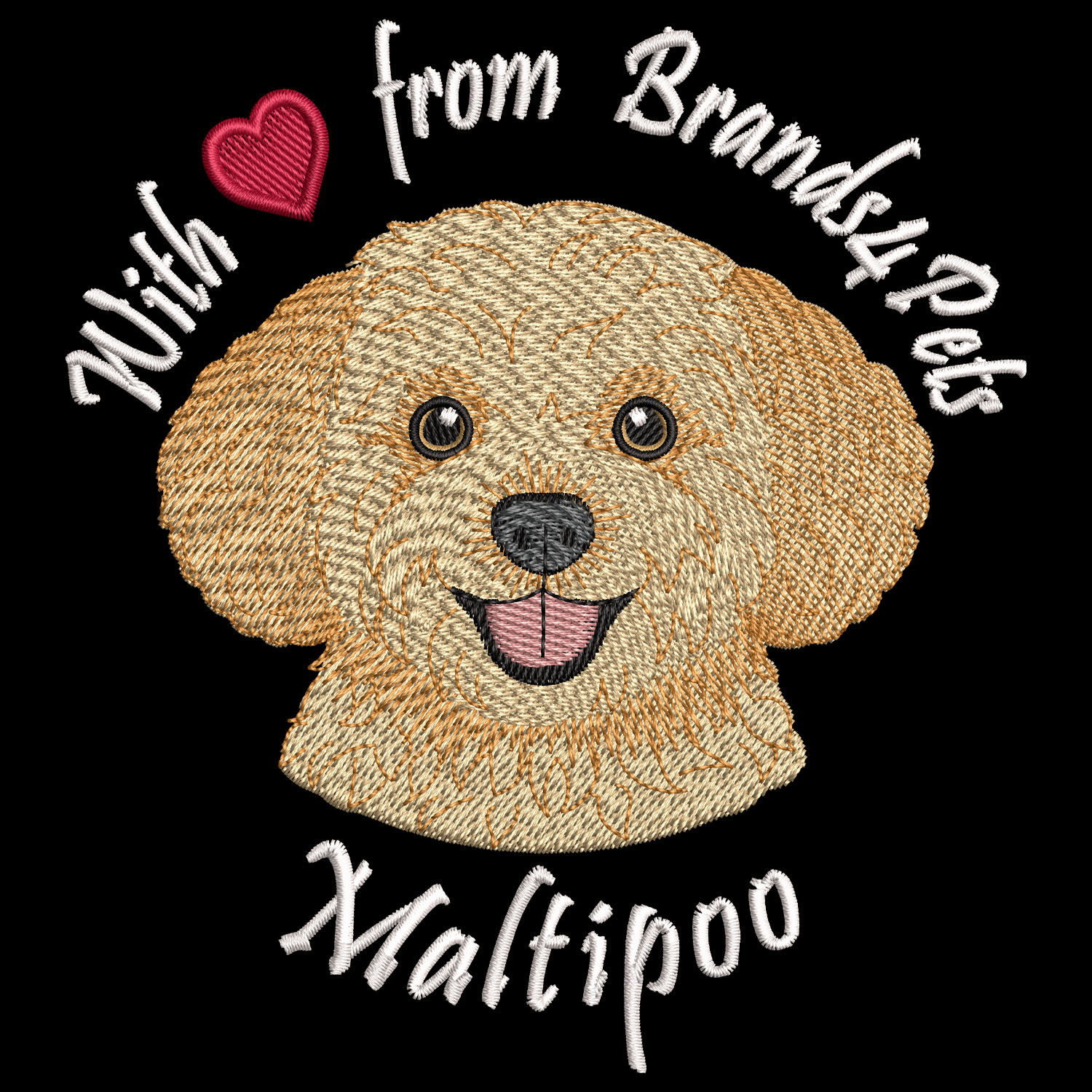 Породный мерч Brands4Pets футболка — мальтипу M