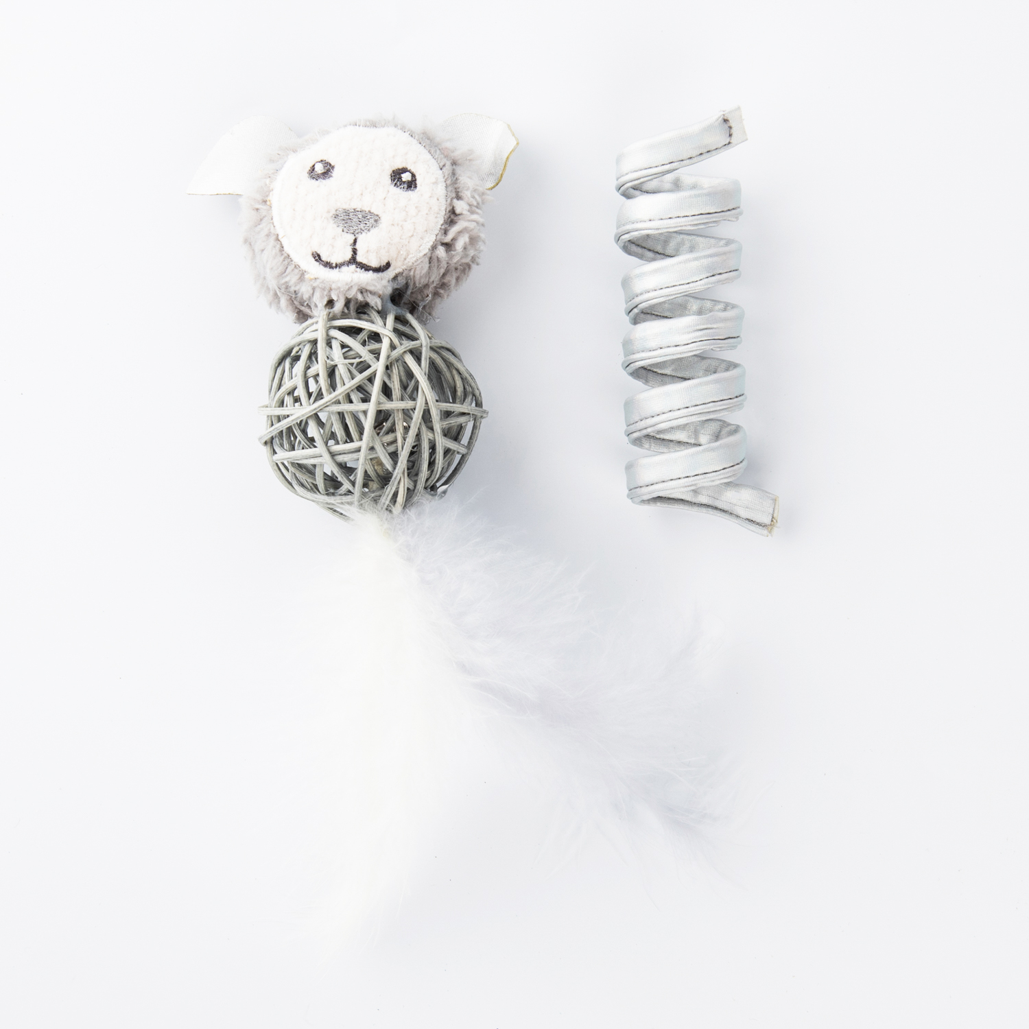 Игрушка Petpark для кошек Космический пёс и пружинка с кошачьей мятой (2 шт в комплекте) СКИДКА 50%