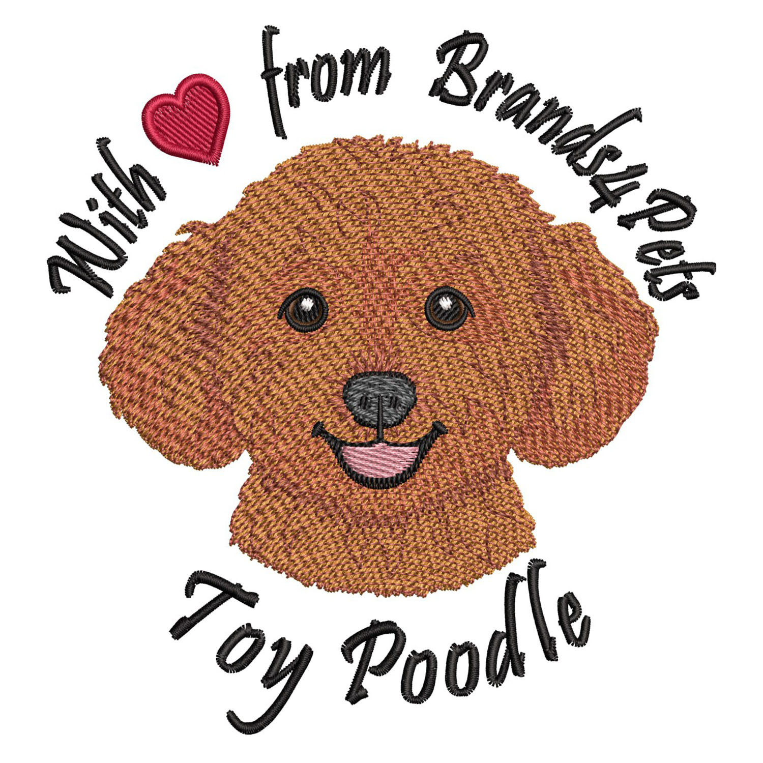 Породный мерч Brands4Pets футболка — той-пудель M