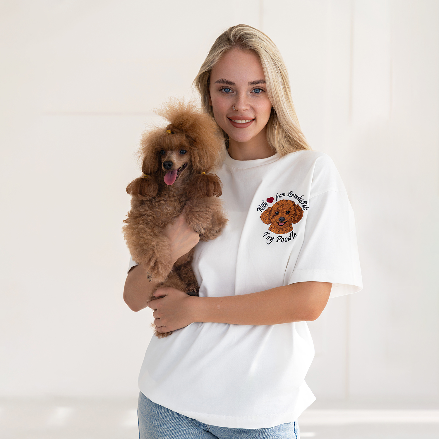 Породный мерч Brands4Pets футболка — той-пудель L