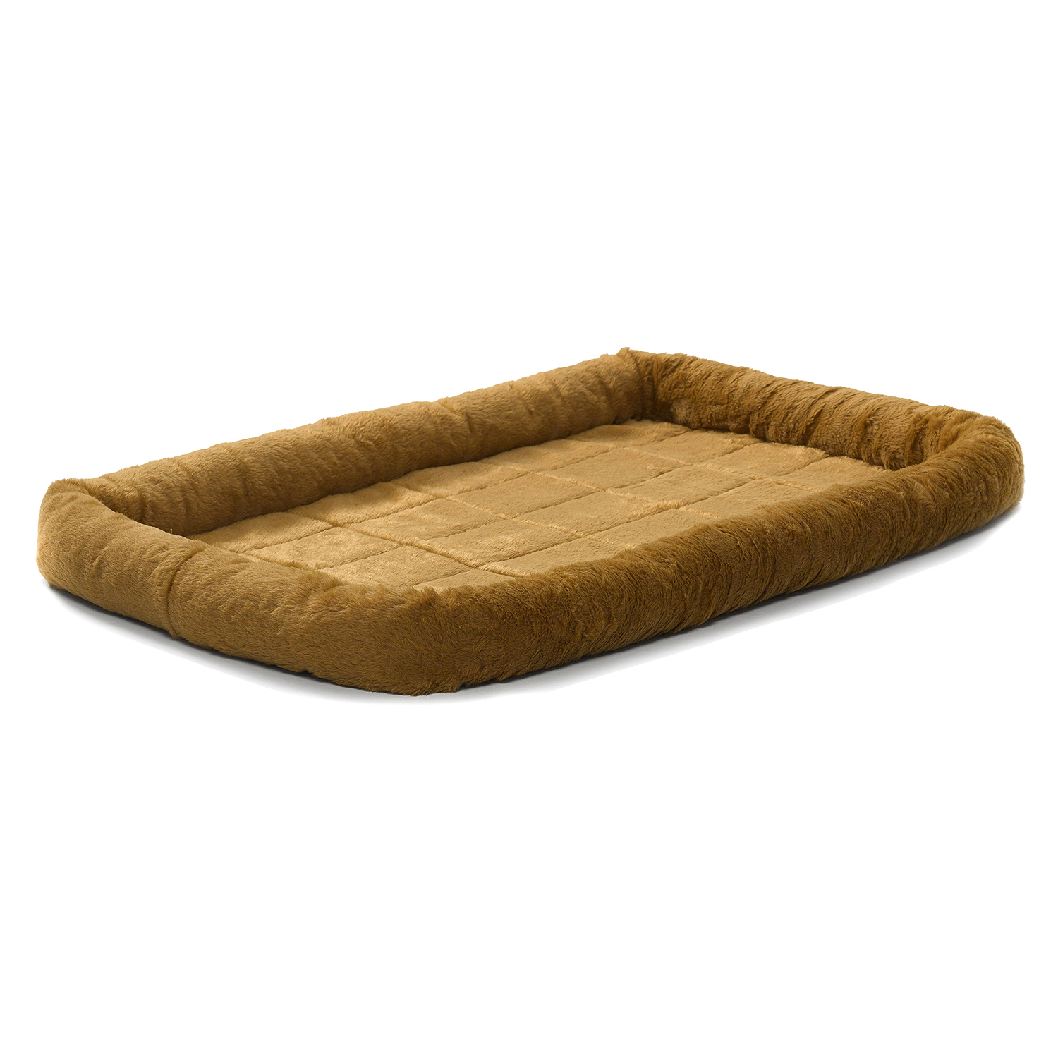 Лежанка MidWest Pet Bed для собак и кошек меховая 61х46 см, коричневая Лежанка MidWest Pet Bed для собак и кошек меховая 61х46 см, коричневая