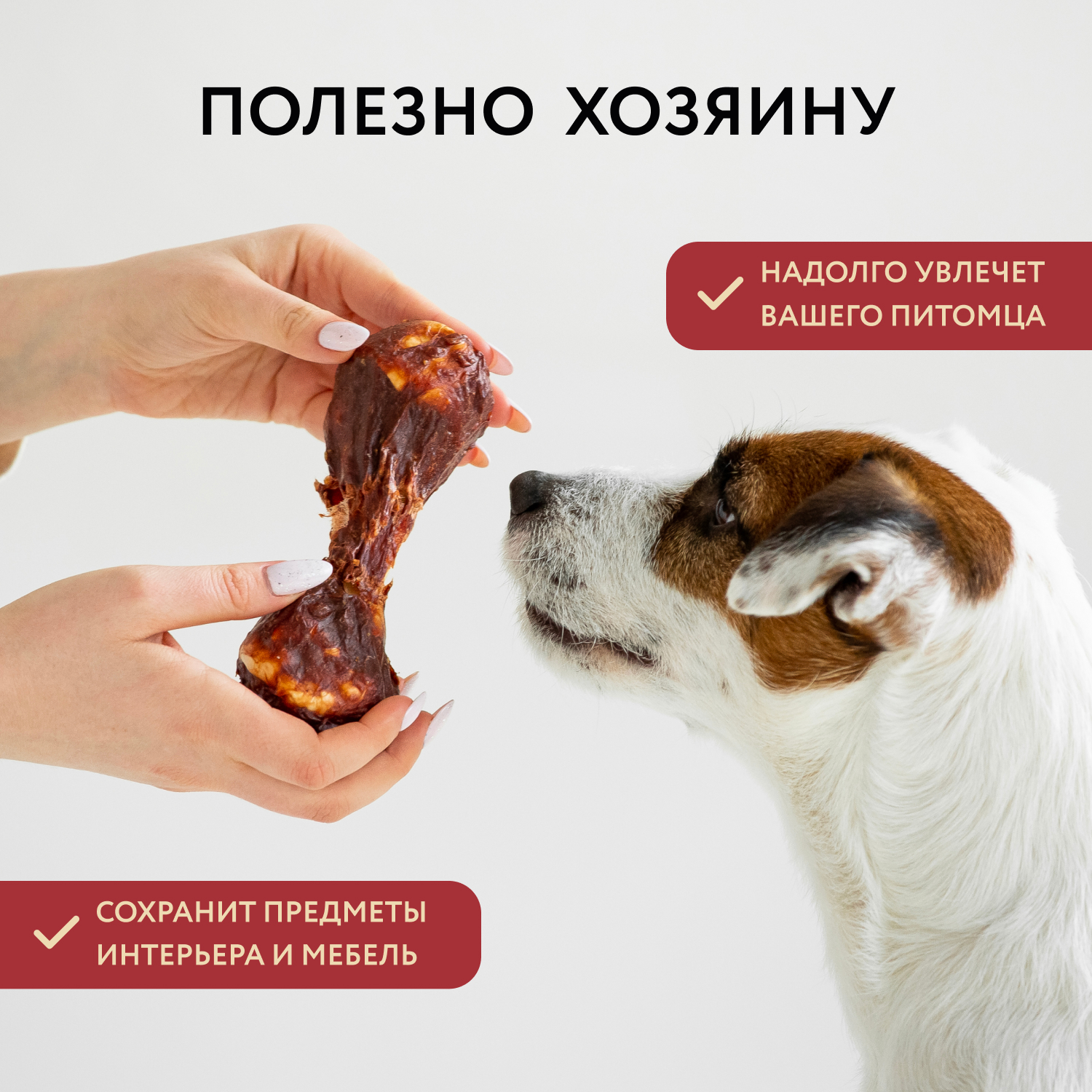 Лакомство Мнямс Деликатес Пармская косточка для собак размер S 35 г