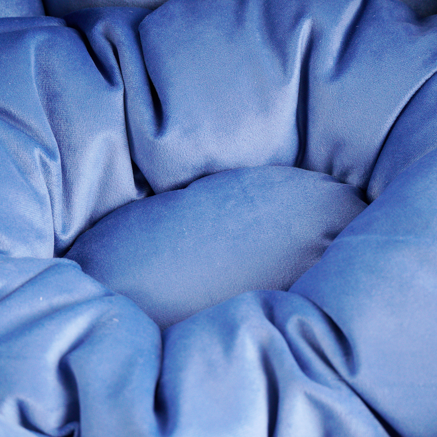 Лежанка Mr.Kranch HoReCa для собак круглая размер 50х40х20см синяя