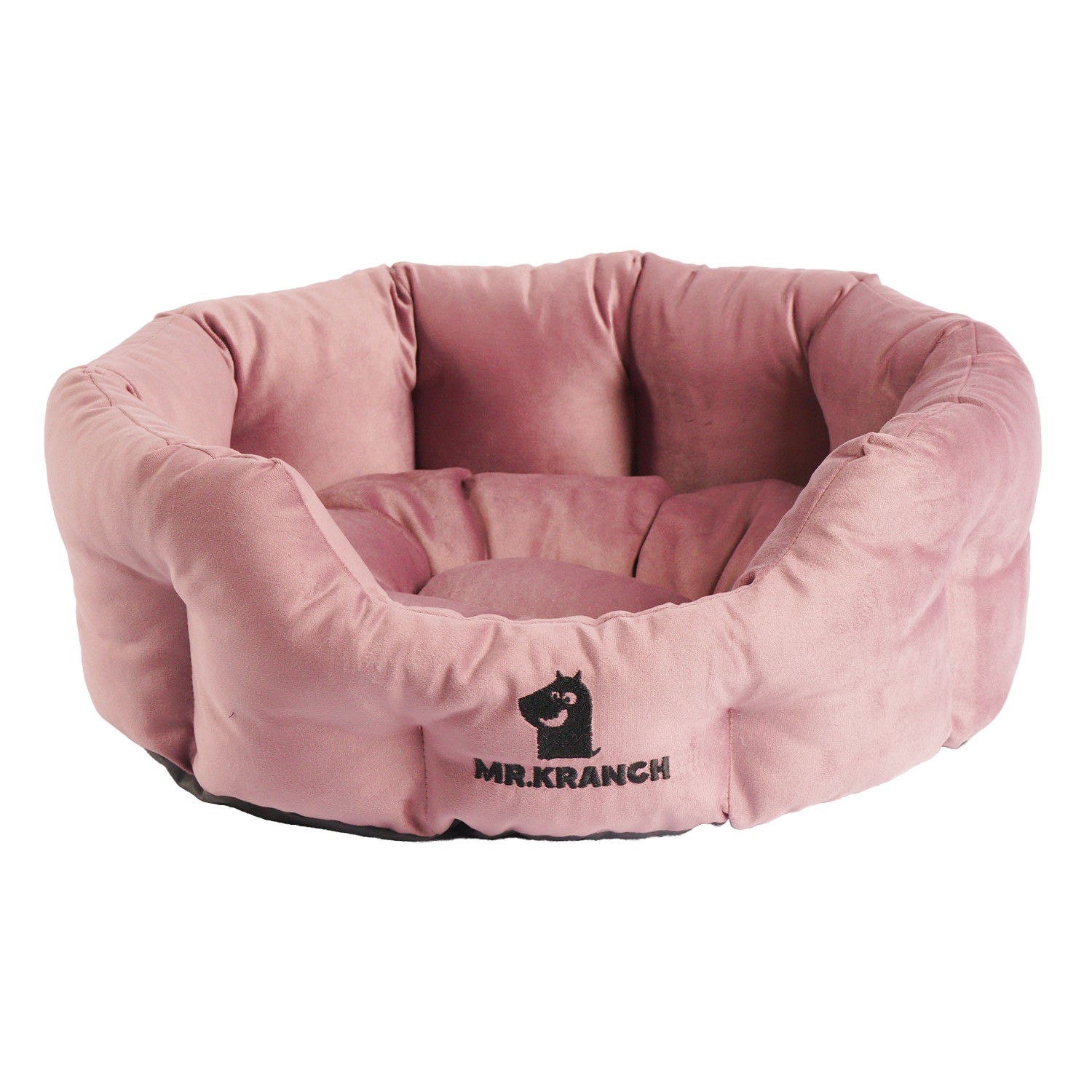 Лежанка Mr.Kranch HoReCa для собак круглая размер 50х40х20см сирень