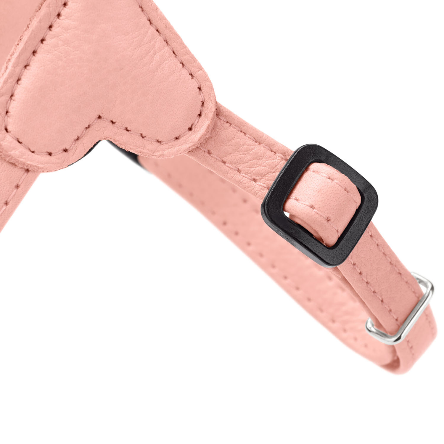 Hunter шлейка для собак Soho Mini XS (30-39 см), натуральная кожа, розовая