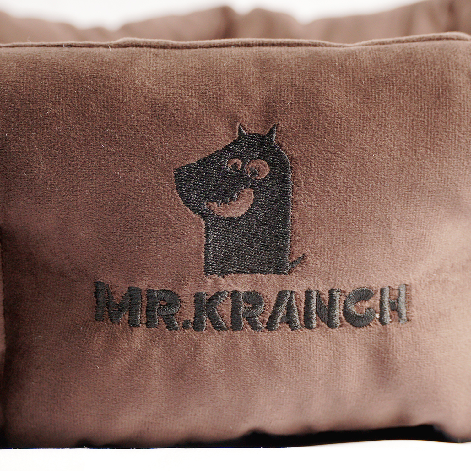 Лежанка Mr.Kranch HoReCa для собак круглая размер 60х50х21см коричневая