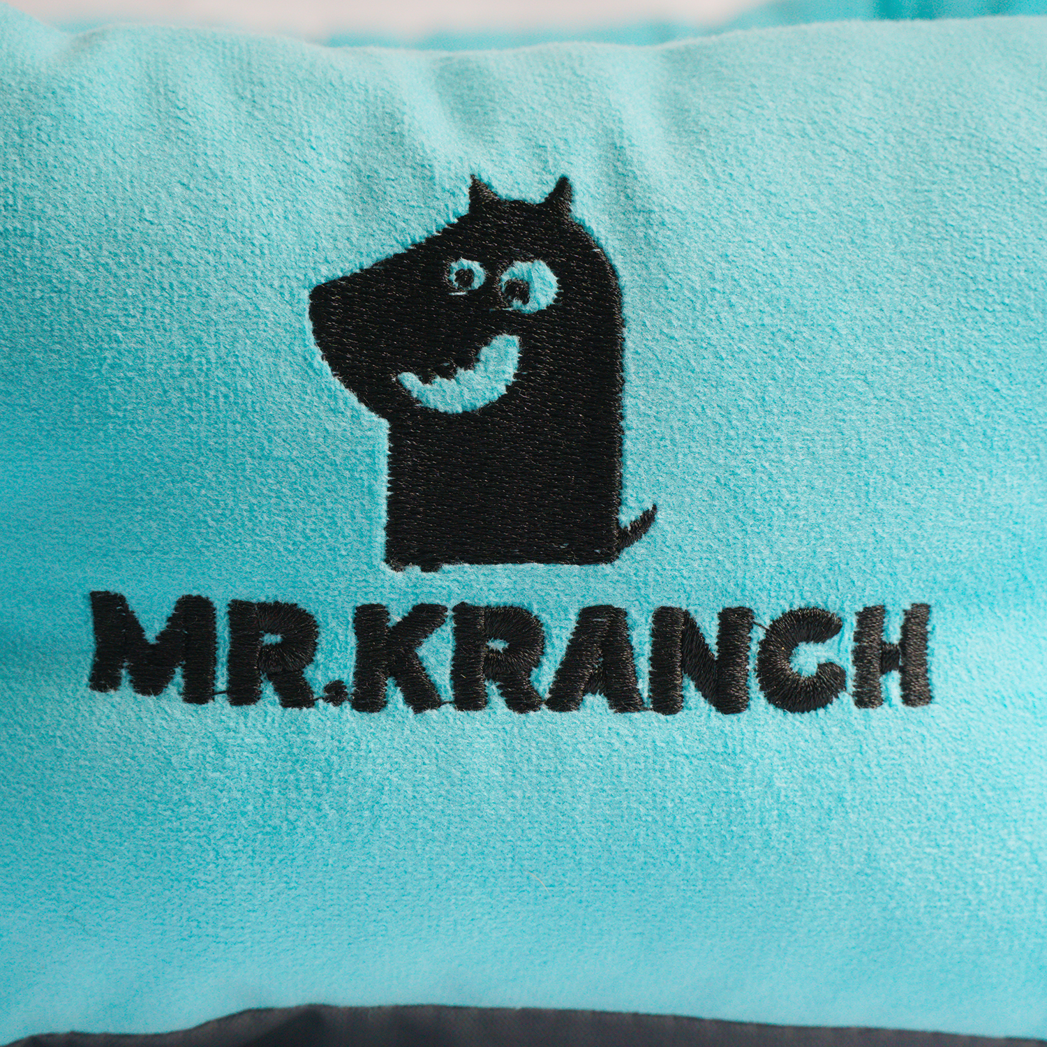 Лежанка Mr.Kranch HoReCa для собак круглая размер 60х50х21см голубая