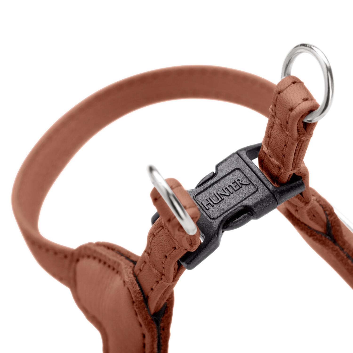 Hunter шлейка для собак Soho Mini XXS-XS (26-31 см), натуральная кожа, коричневая