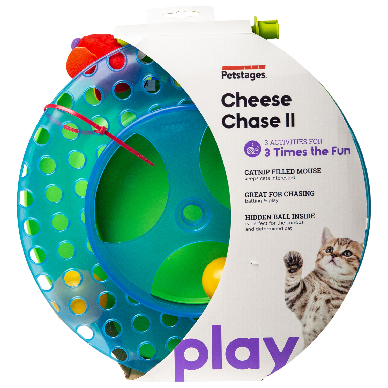 Petstages игрушка для кошек Трек "2 мячика II" СКИДКА 50%