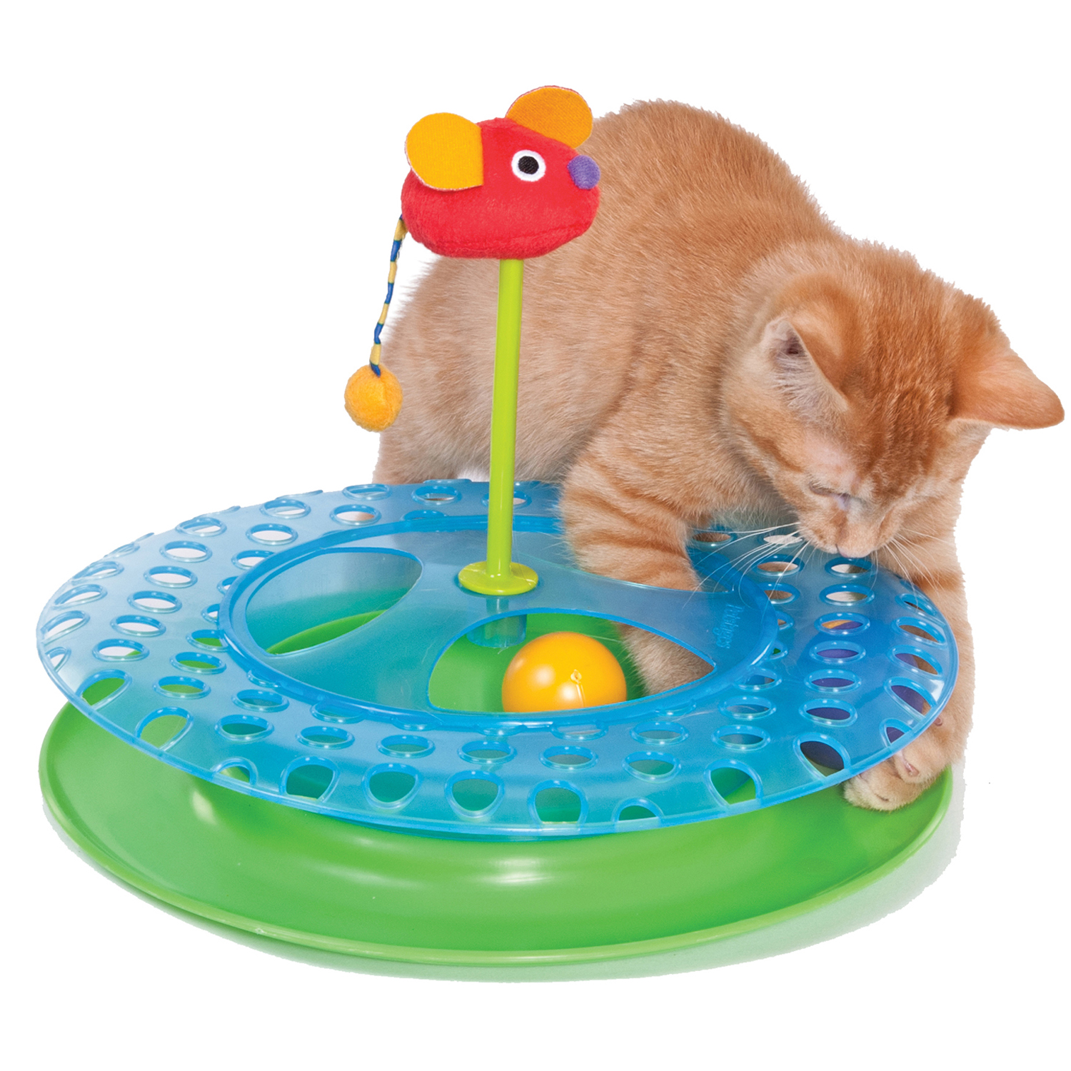 Petstages игрушка для кошек Трек "2 мячика II" СКИДКА 50%