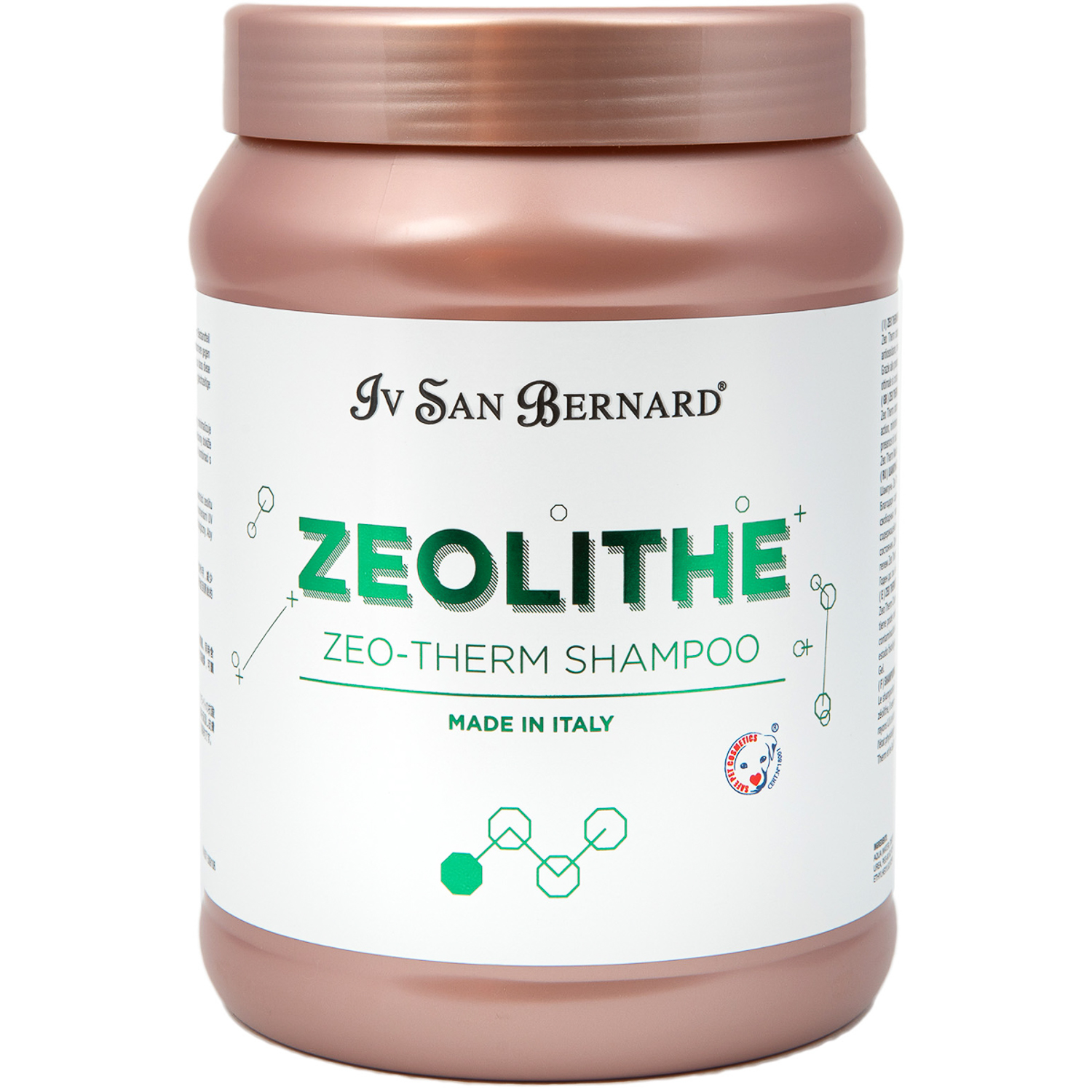 ISB Zeolithe Шампунь для поврежденной кожи и шерсти Zeo Therm Shampoo без лаурилсульфата натрия 1 л