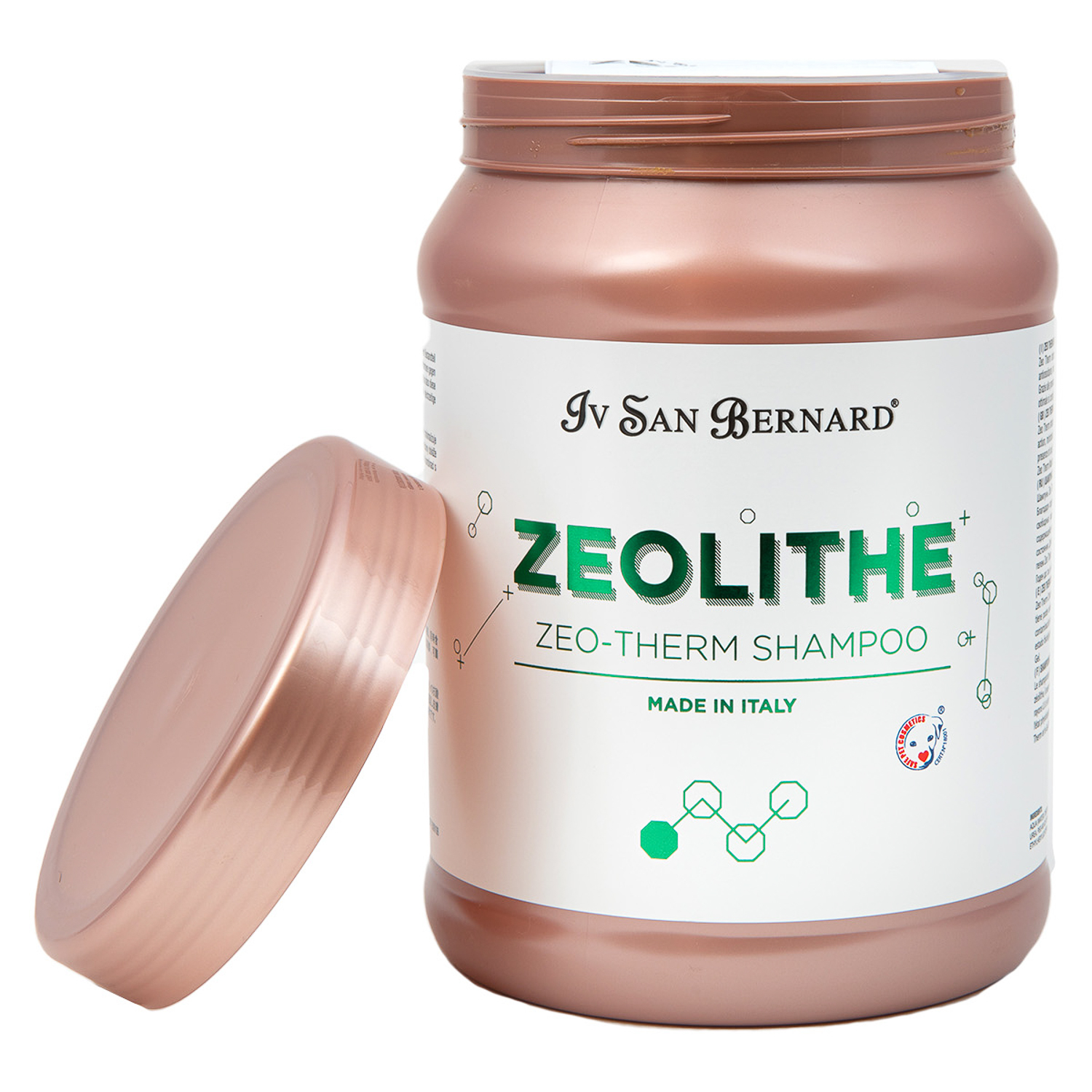 ISB Zeolithe Шампунь для поврежденной кожи и шерсти Zeo Therm Shampoo без лаурилсульфата натрия 1 л