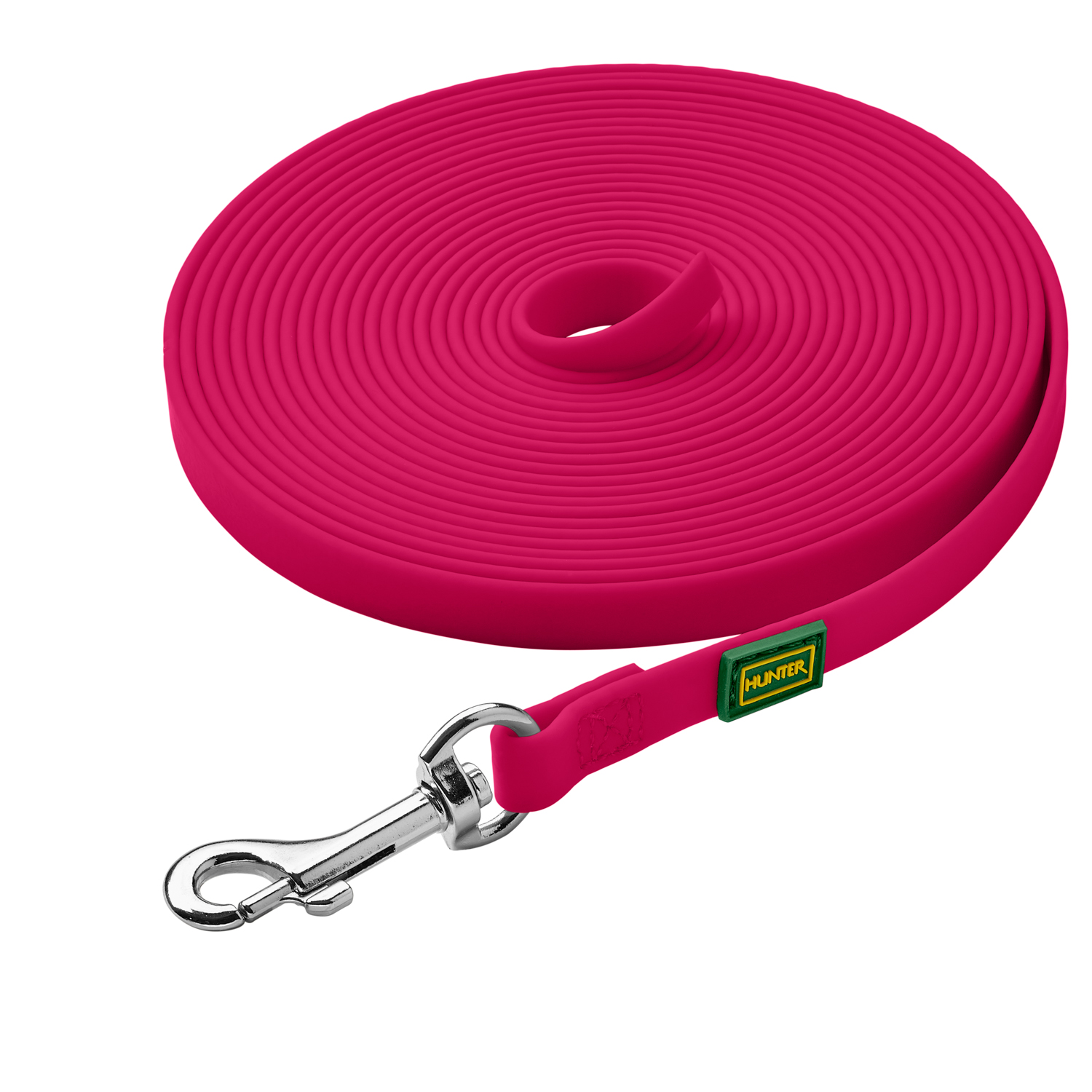 Hunter поводок для собак Convenience, 10/500, биотан, малиновый СКИДКА 50%