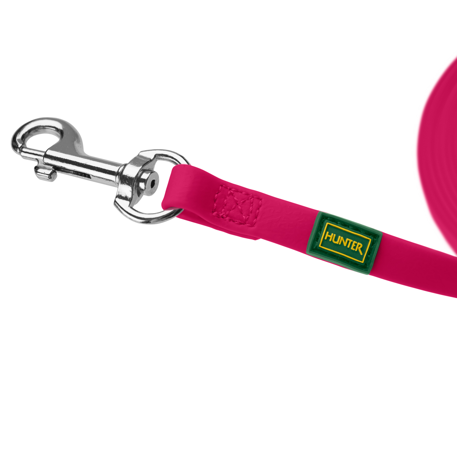 Hunter поводок для собак Convenience, 10/500, биотан, малиновый СКИДКА 50%
