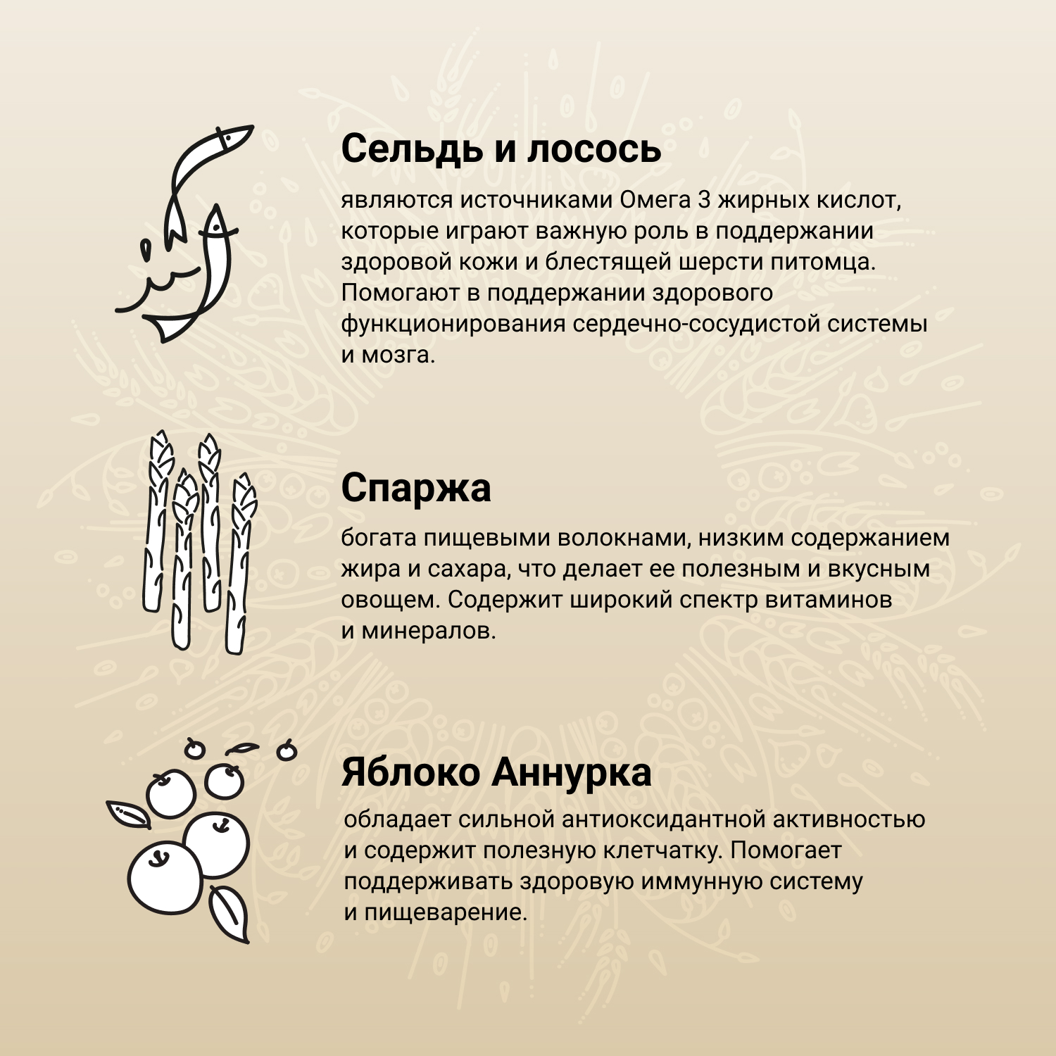 Сухой корм CRAFTIA NATURA для взрослых собак средних и крупных пород из лосося и сельди 10 кг