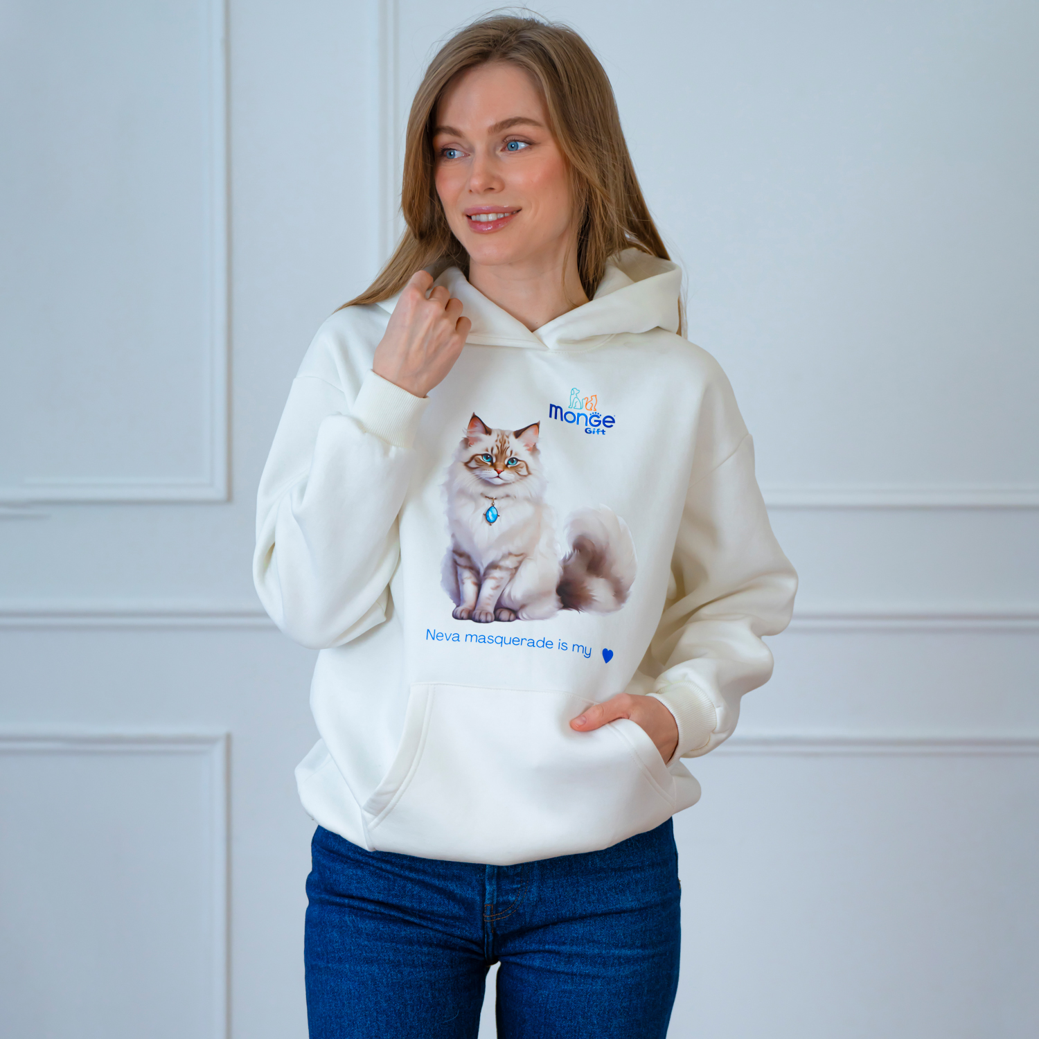 Худи AVALON Невская Маскарадная  / молочный Monge Gift XL