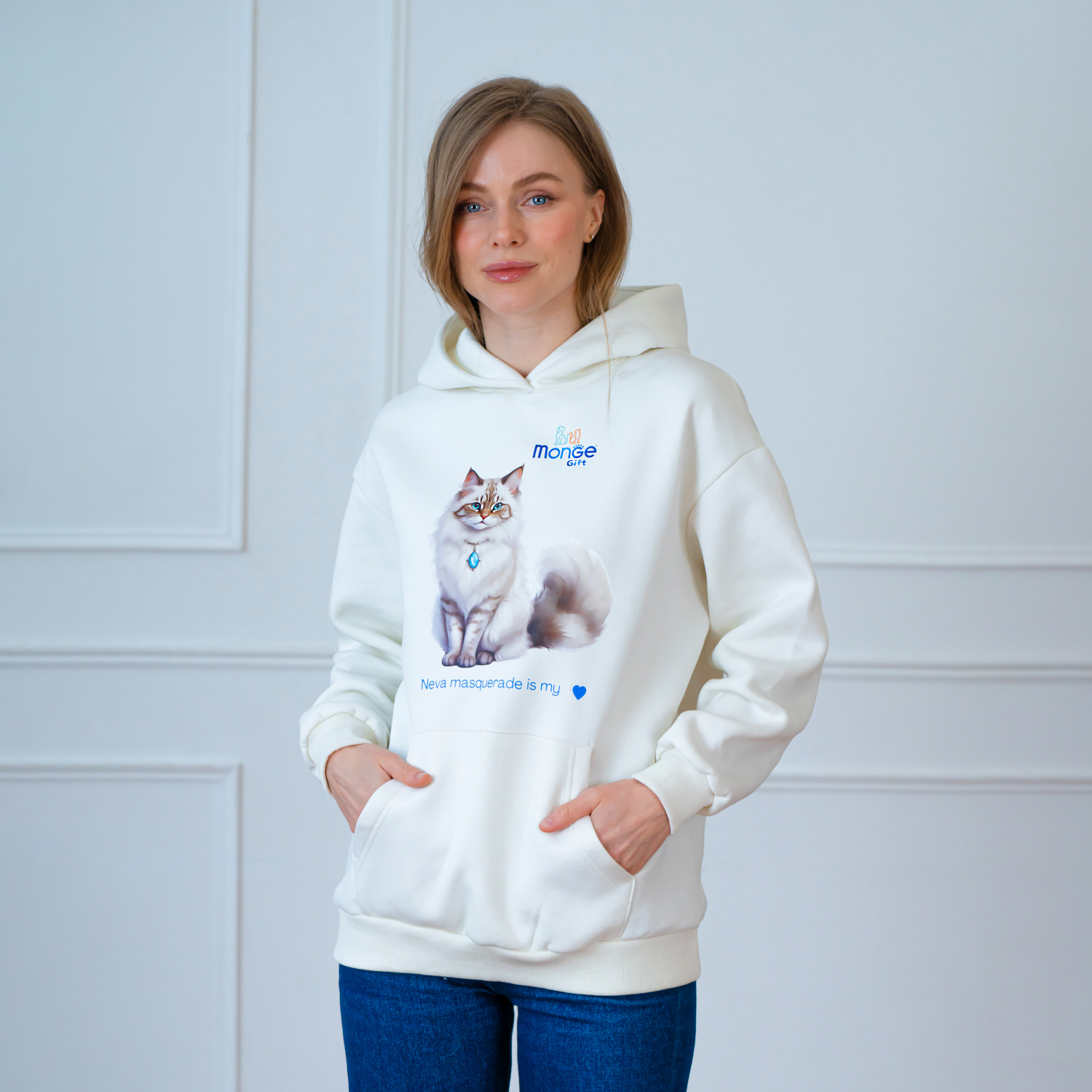 Худи AVALON Невская Маскарадная  / молочный Monge Gift XL