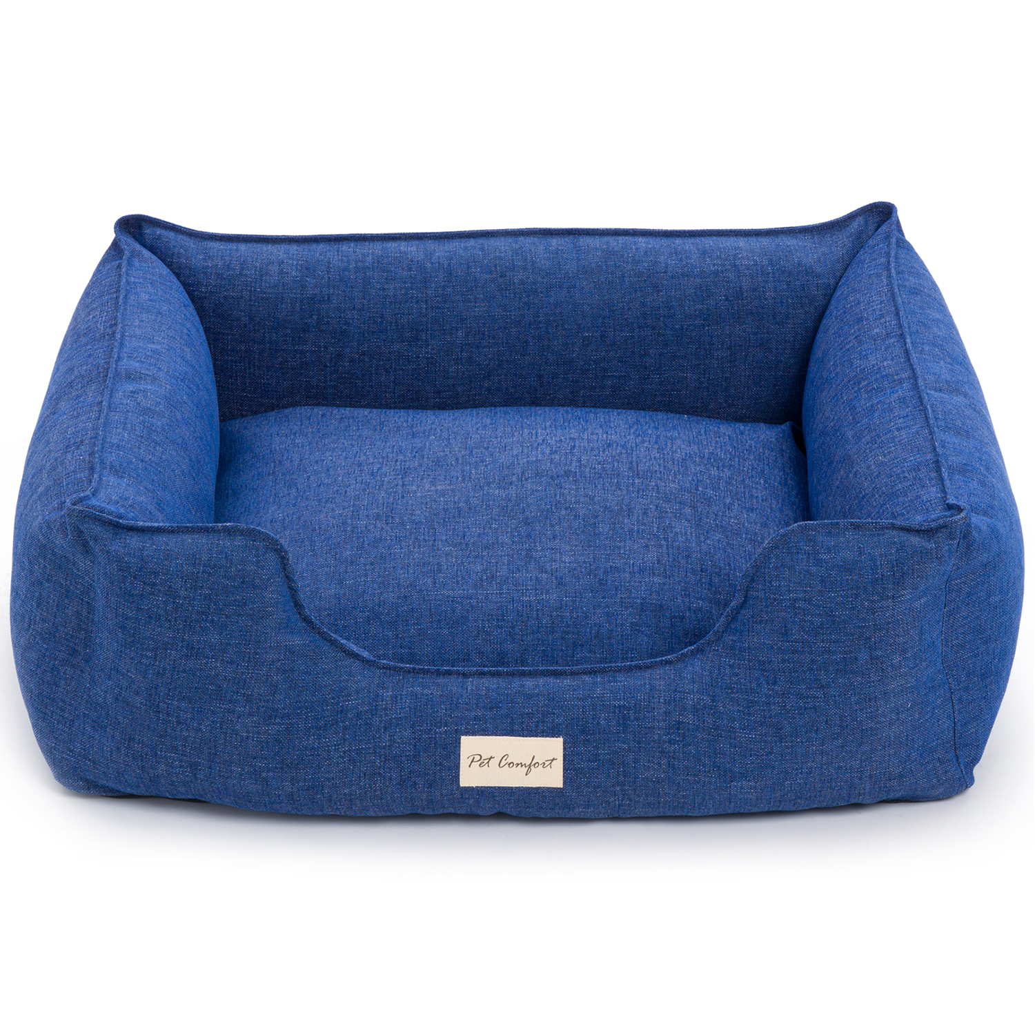 Лежанка Pet Comfort для собак средних пород, Alpha Mirandus 33, размер M, 65х80 см, синий СКИДКА 40%