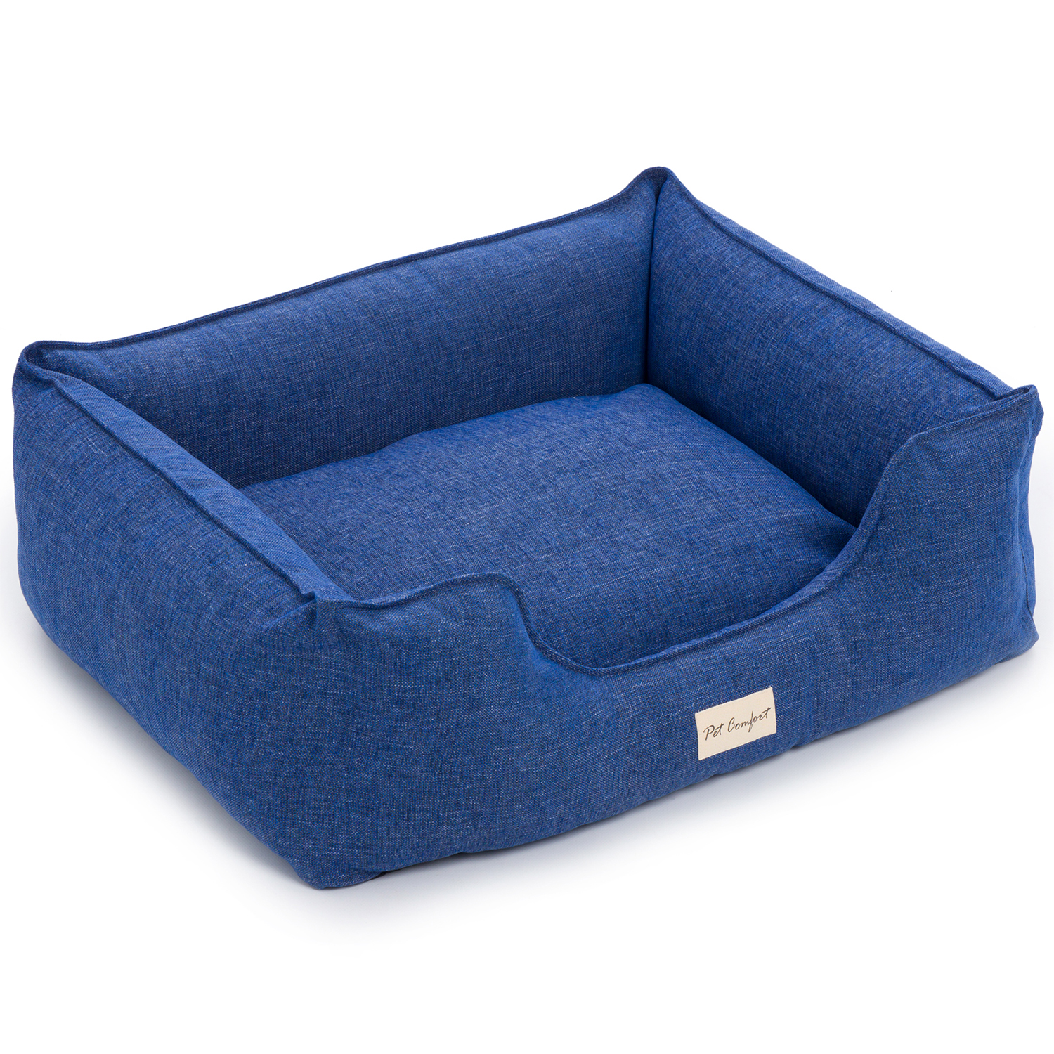 Лежанка Pet Comfort для собак средних пород, Alpha Mirandus 33, размер M, 65х80 см, синий СКИДКА 40%