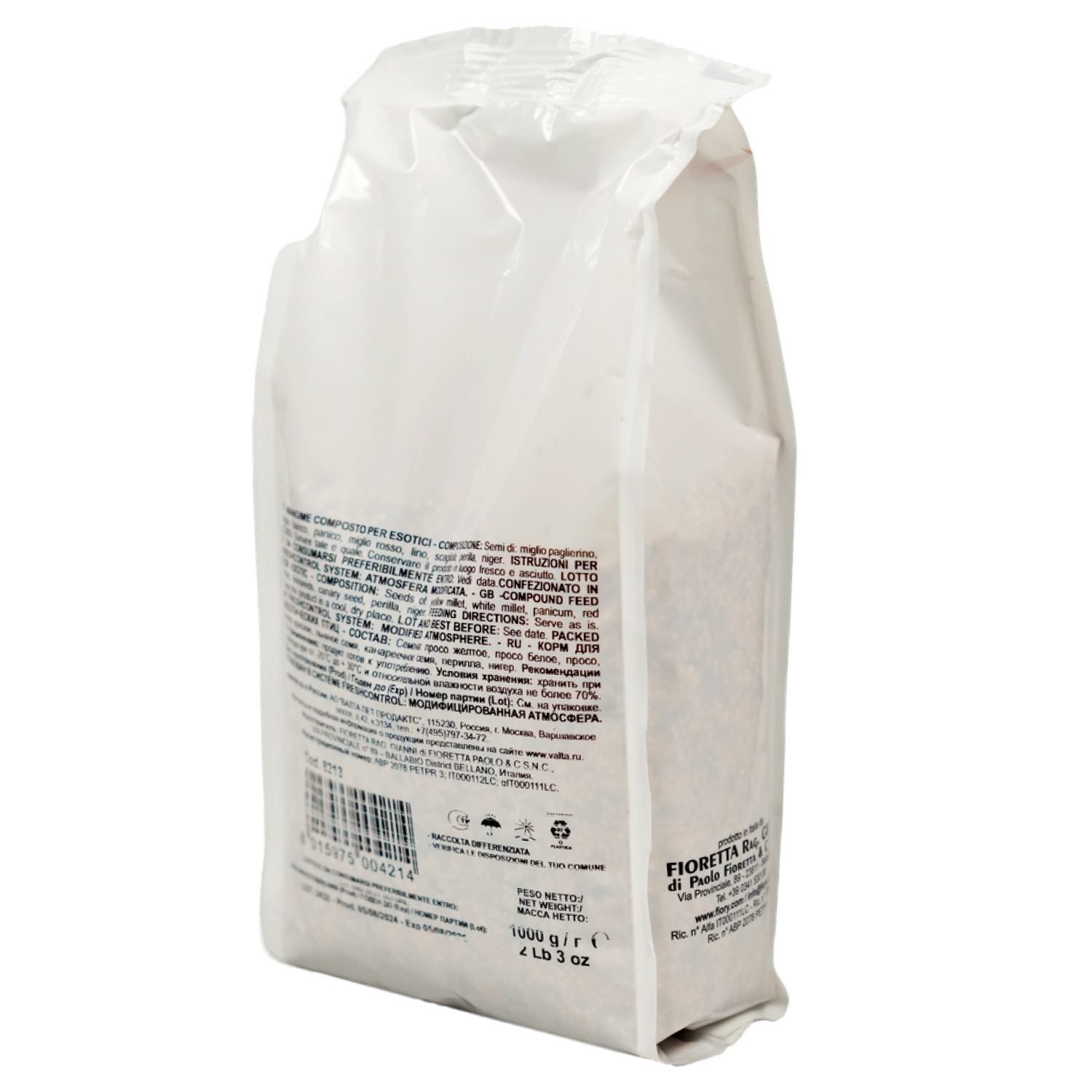 FIORY корм для экзотических птиц Pet Paradise 1 кг